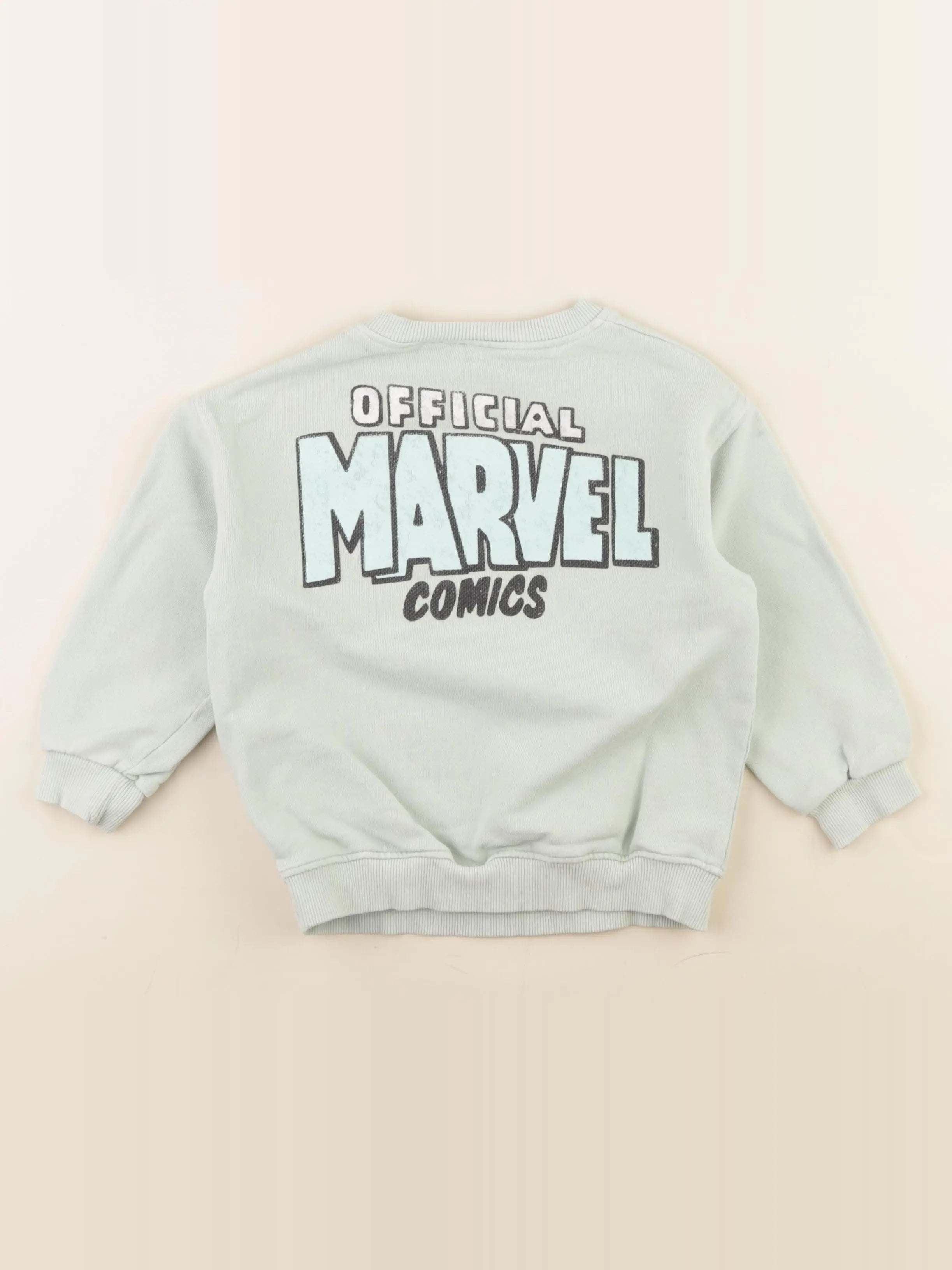 Zara - sweat imprimé au dos vert - 4 ans