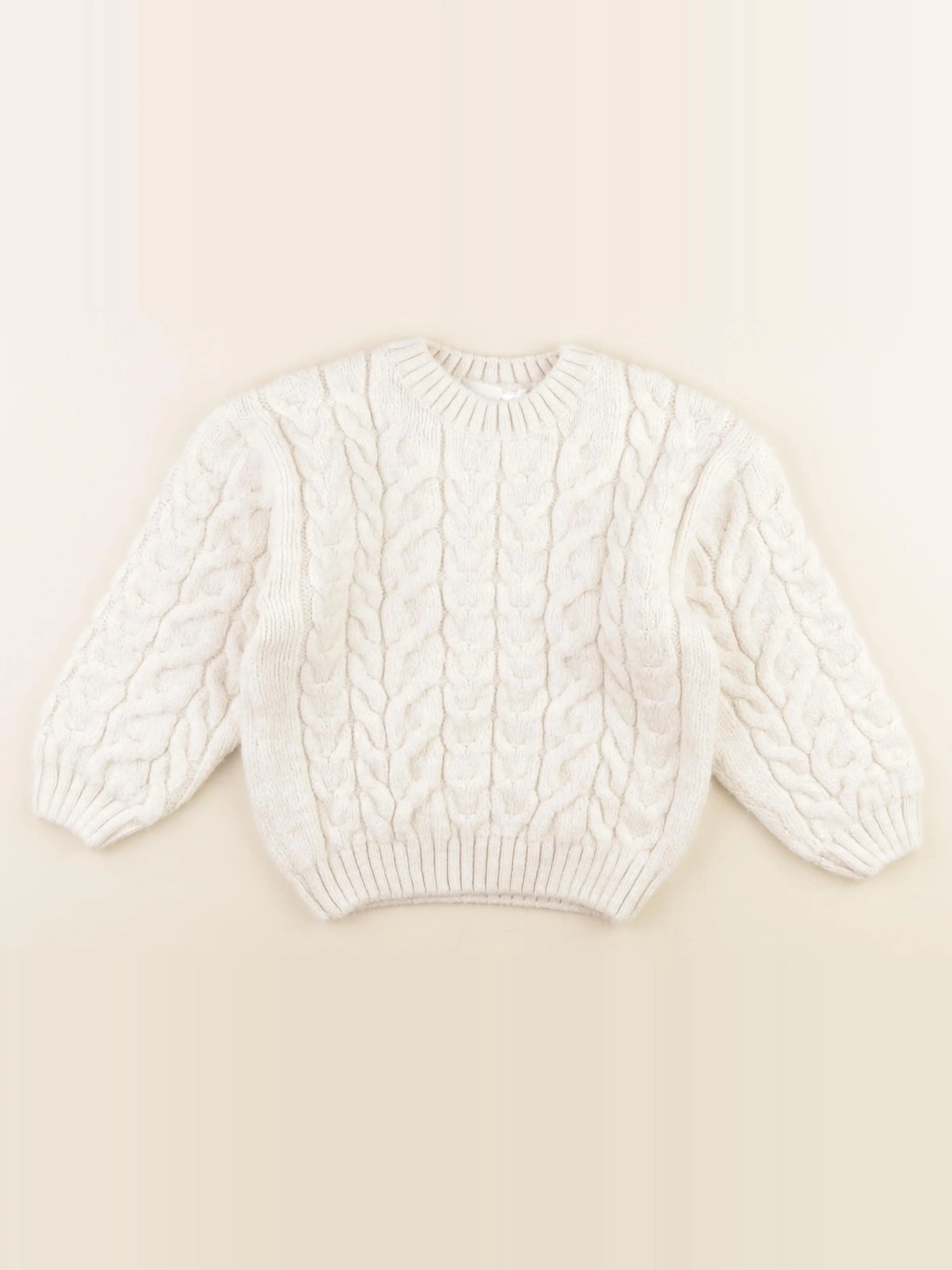 Zara - pull beige - 6 ans