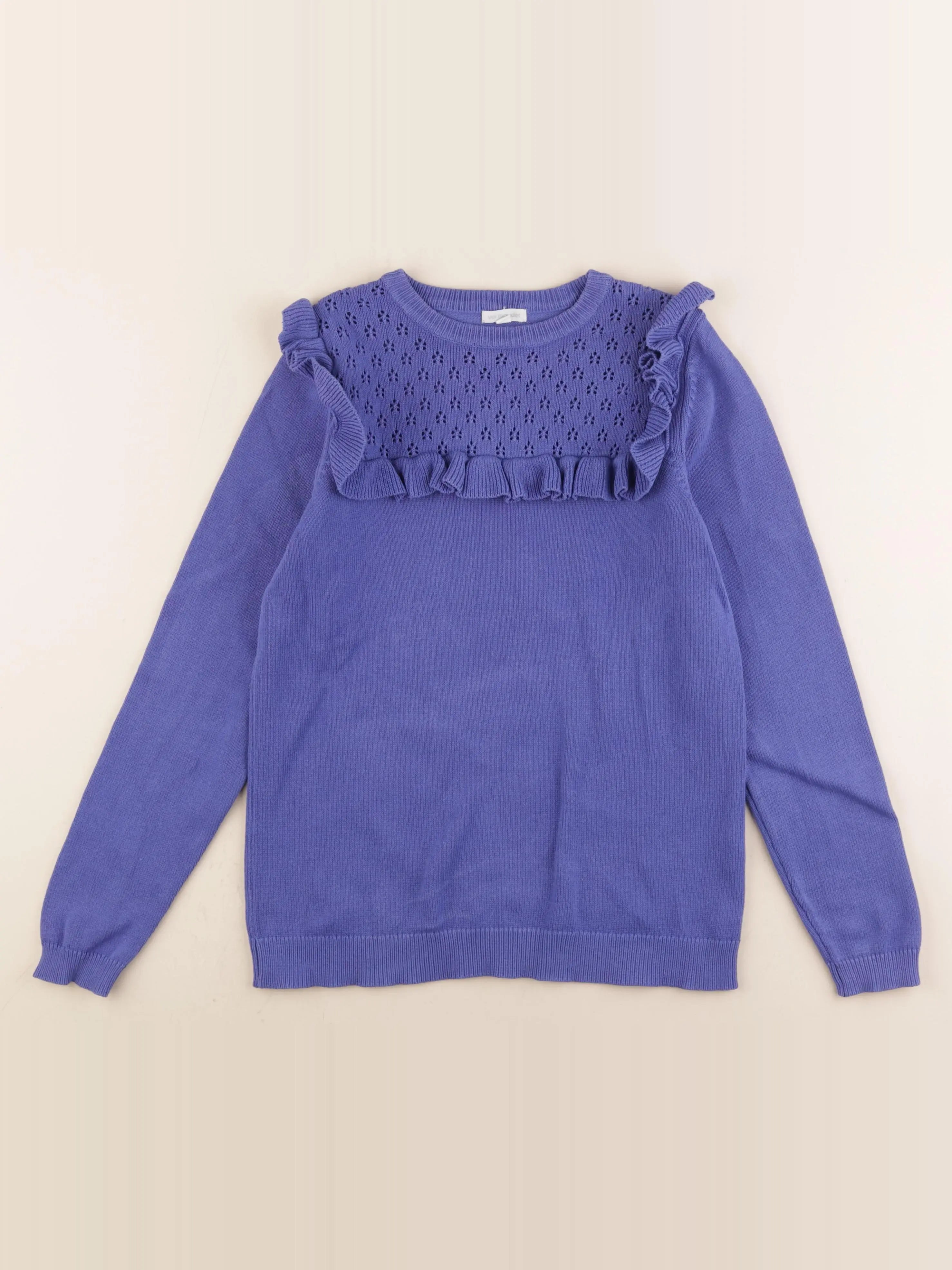 Vertbaudet - pull bleu - 14 ans