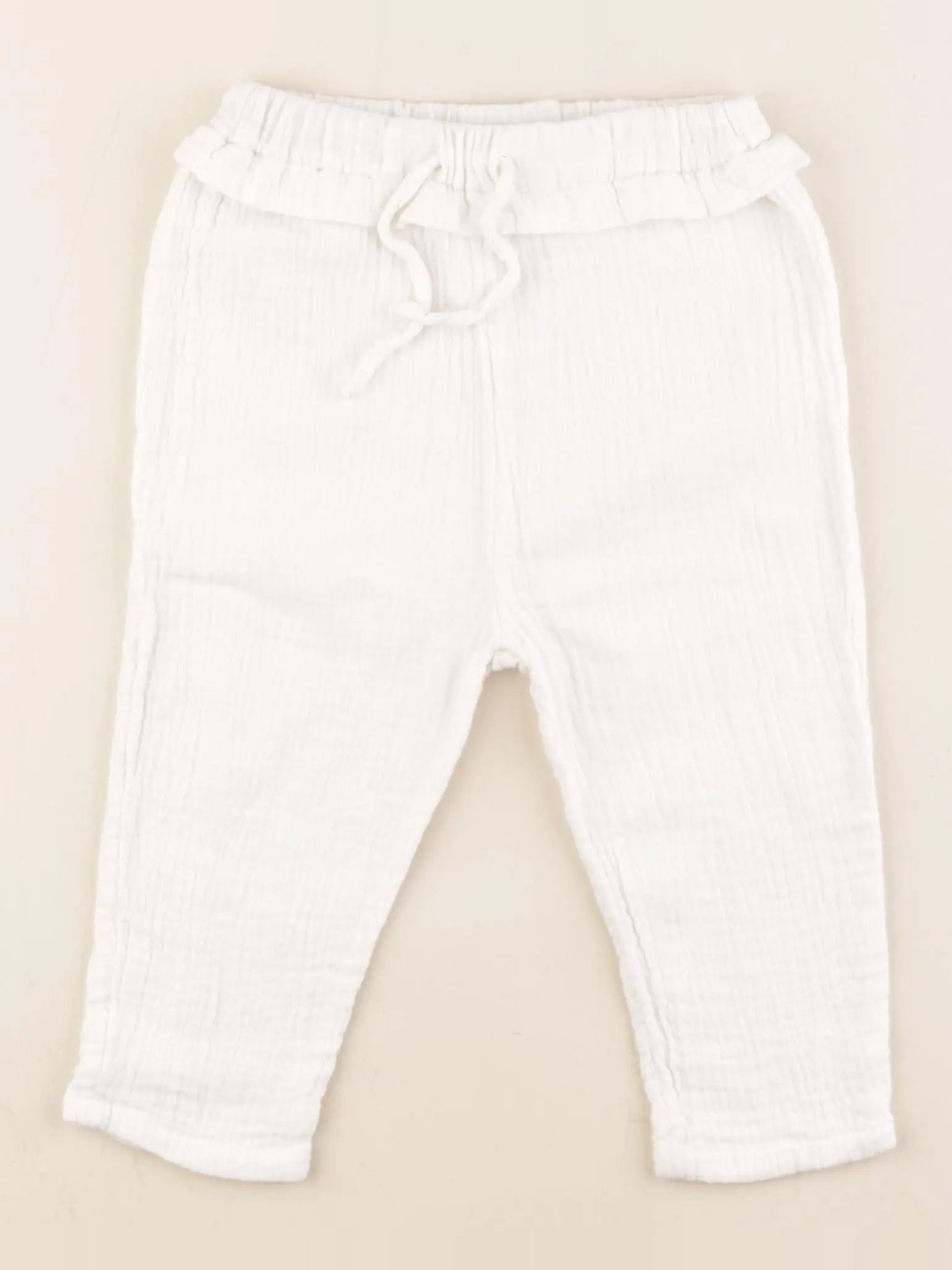 Vertbaudet - pantalon blanc - 24 mois