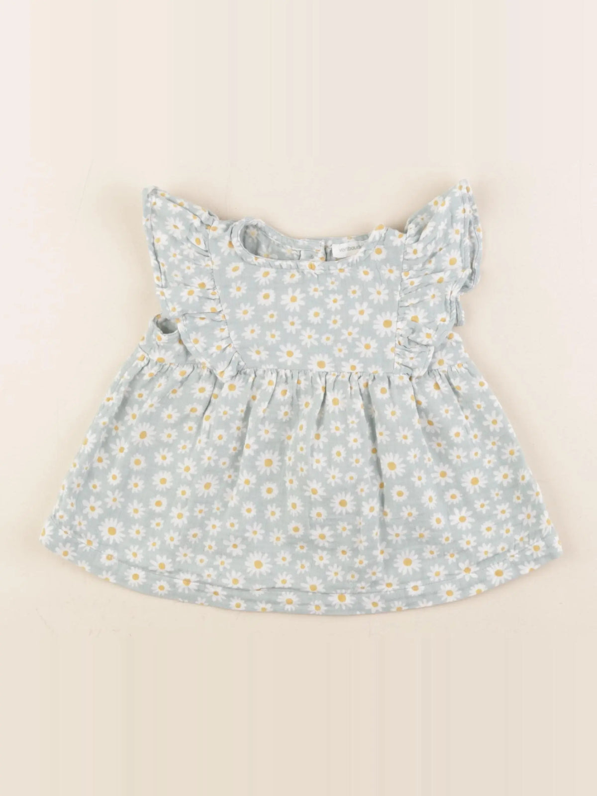 Vertbaudet - blouse vert - 18 mois