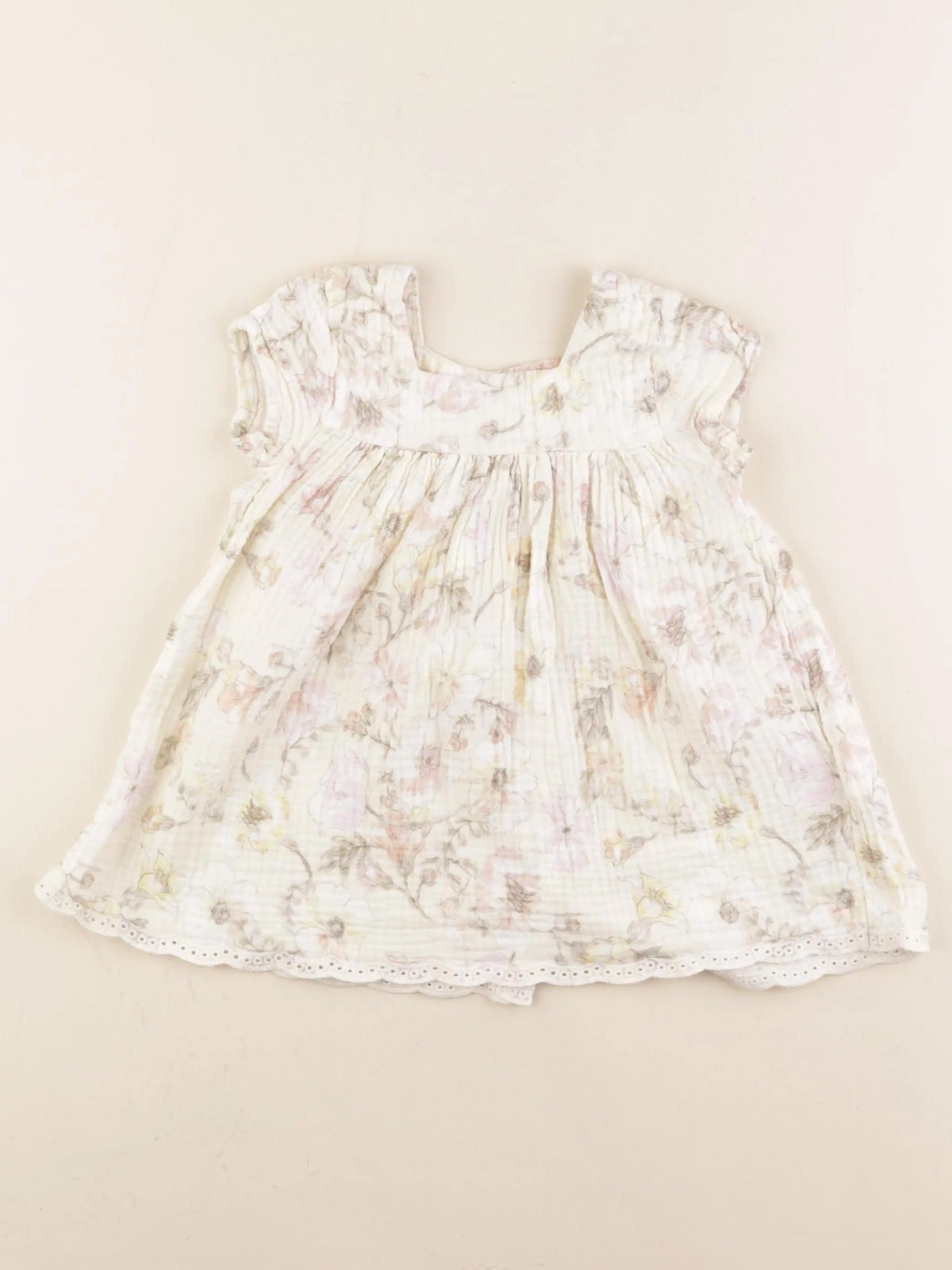 Vertbaudet - robe jaune - 18 mois