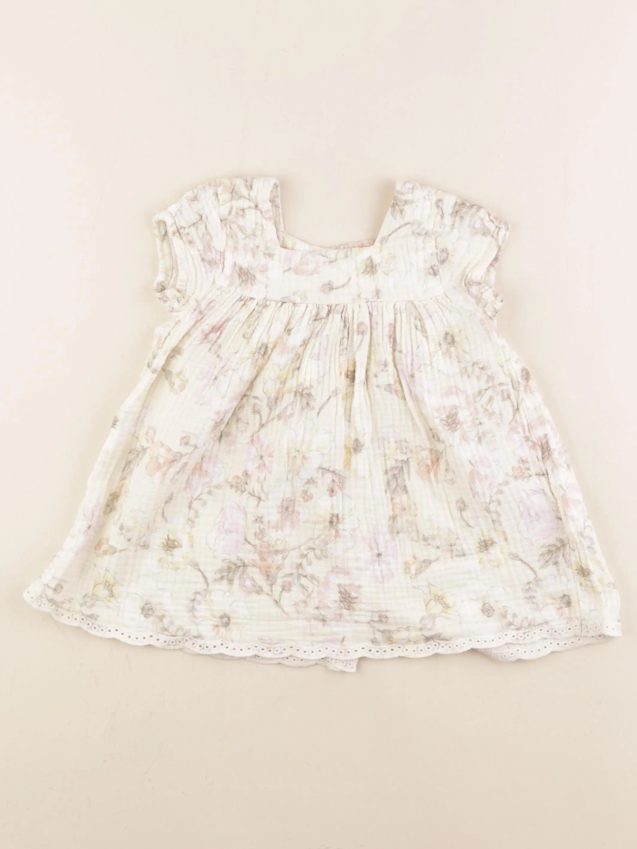 Vertbaudet - robe jaune - 18 mois