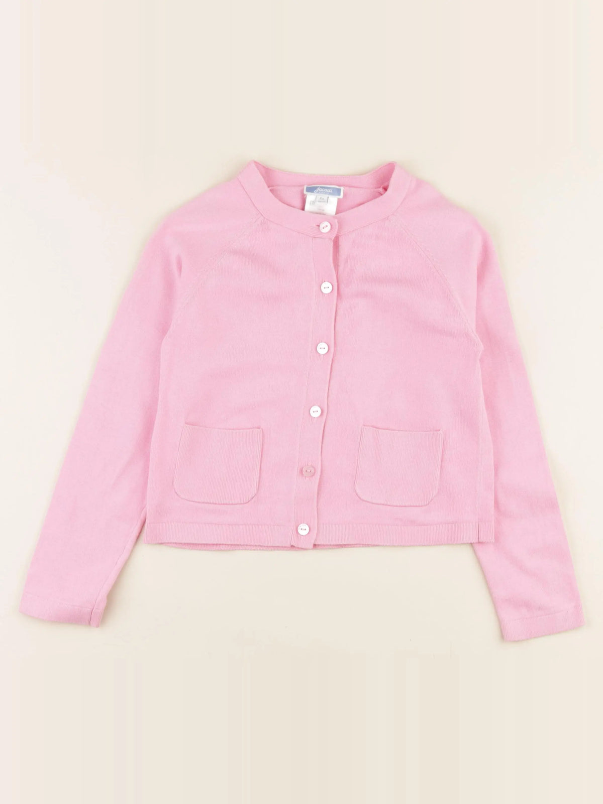 Jacadi - gilet rose - 8 ans