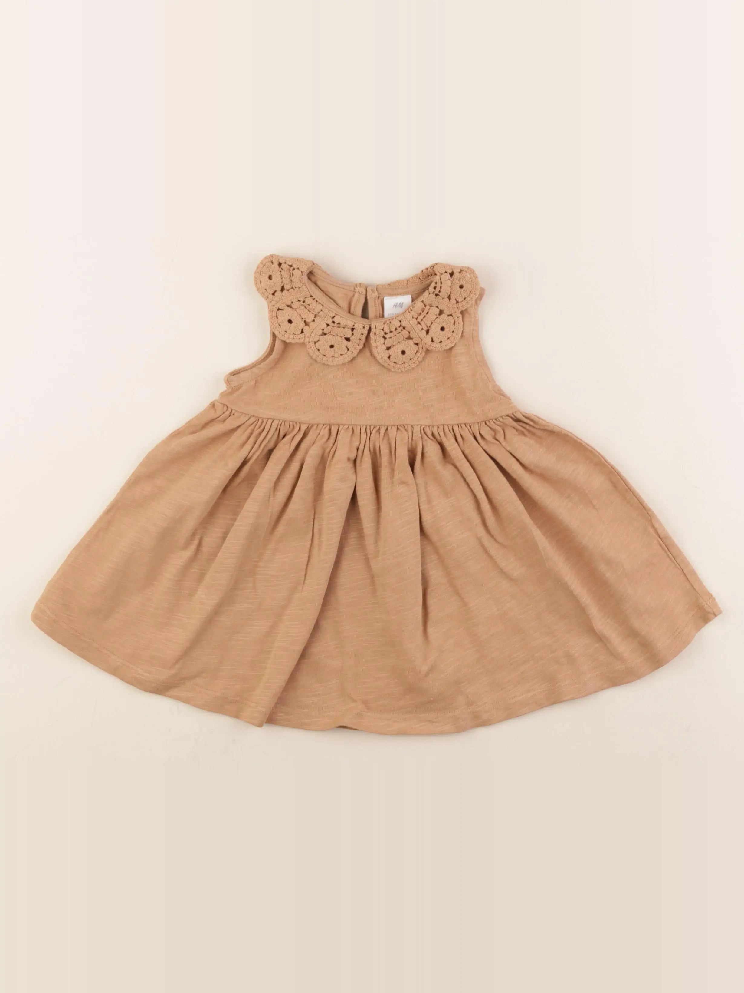 H&M - robe marron - 9 mois