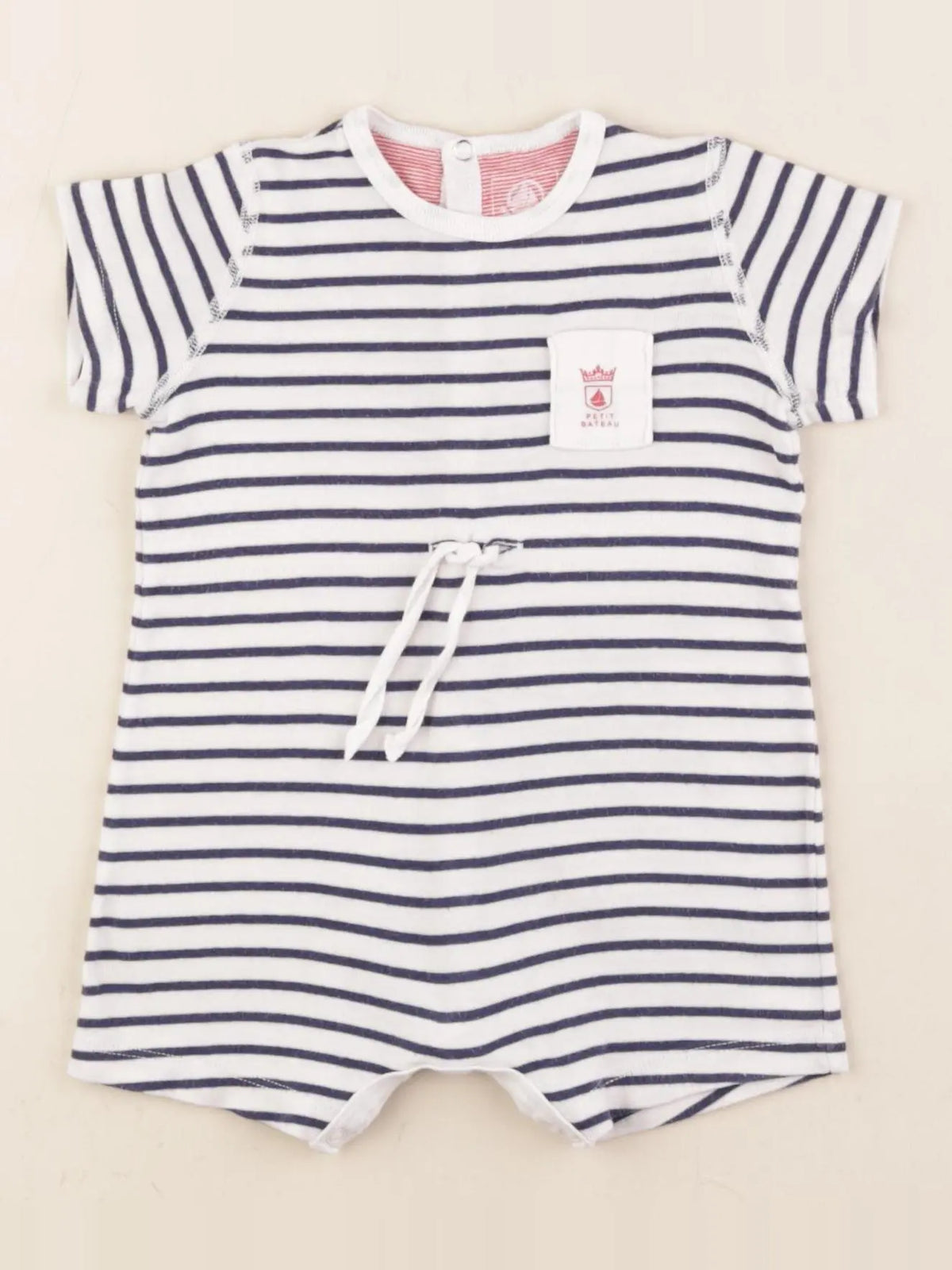 Petit Bateau - combinaison bleu - 3 mois