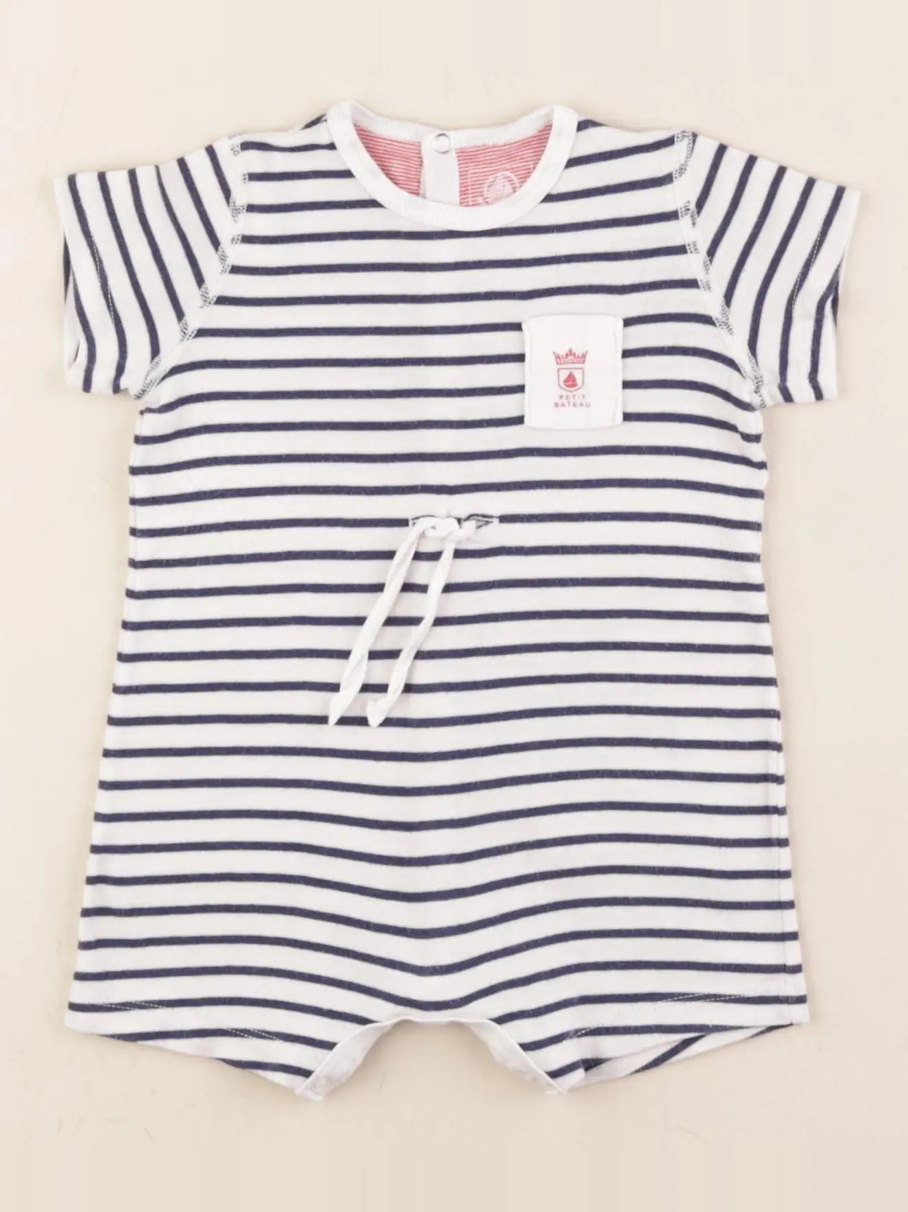 Petit Bateau - combinaison bleu - 3 mois