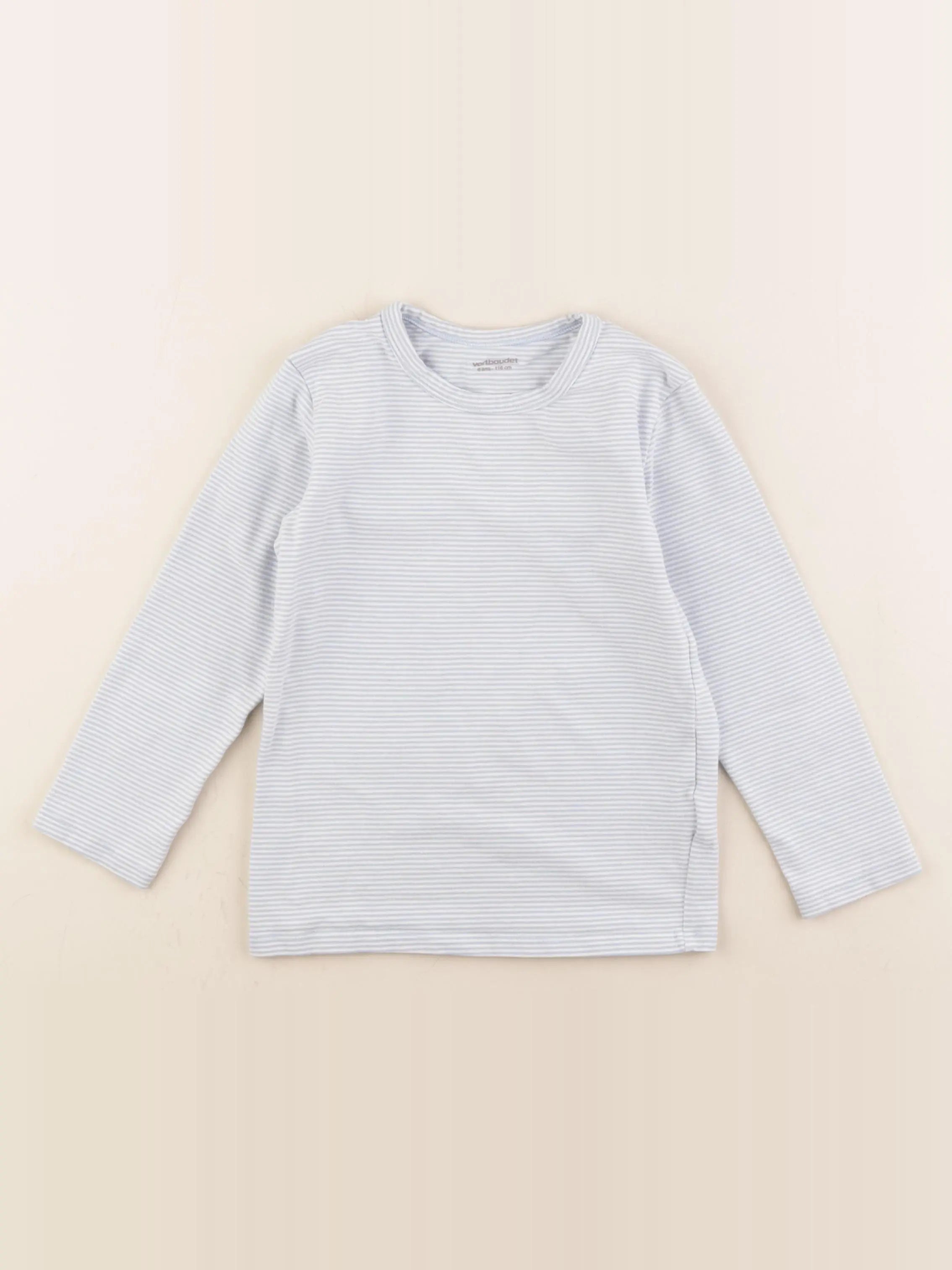 Vertbaudet - maillot de corps bleu - 6 ans