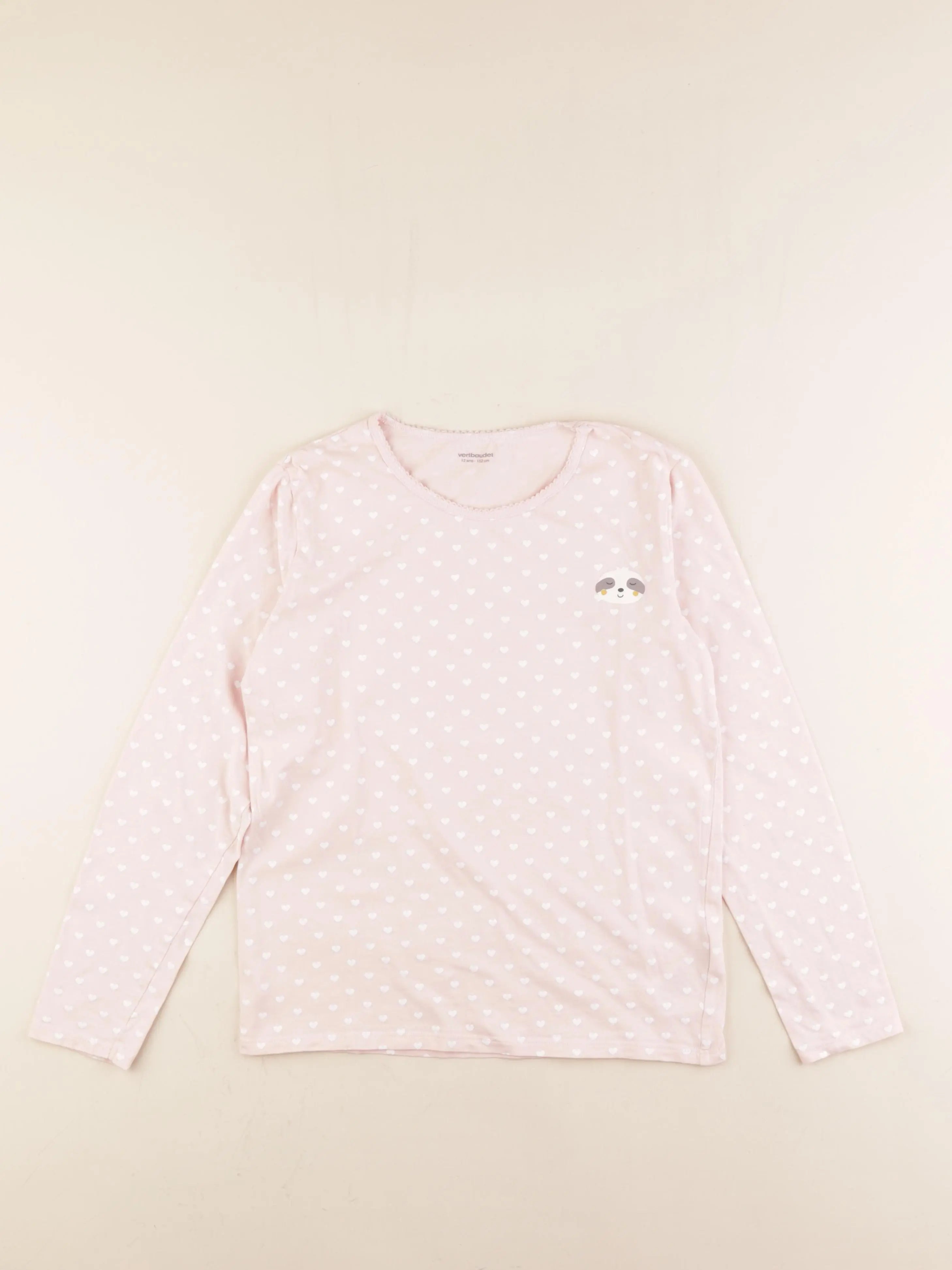 Vertbaudet - maillot de corps rose - 12 ans