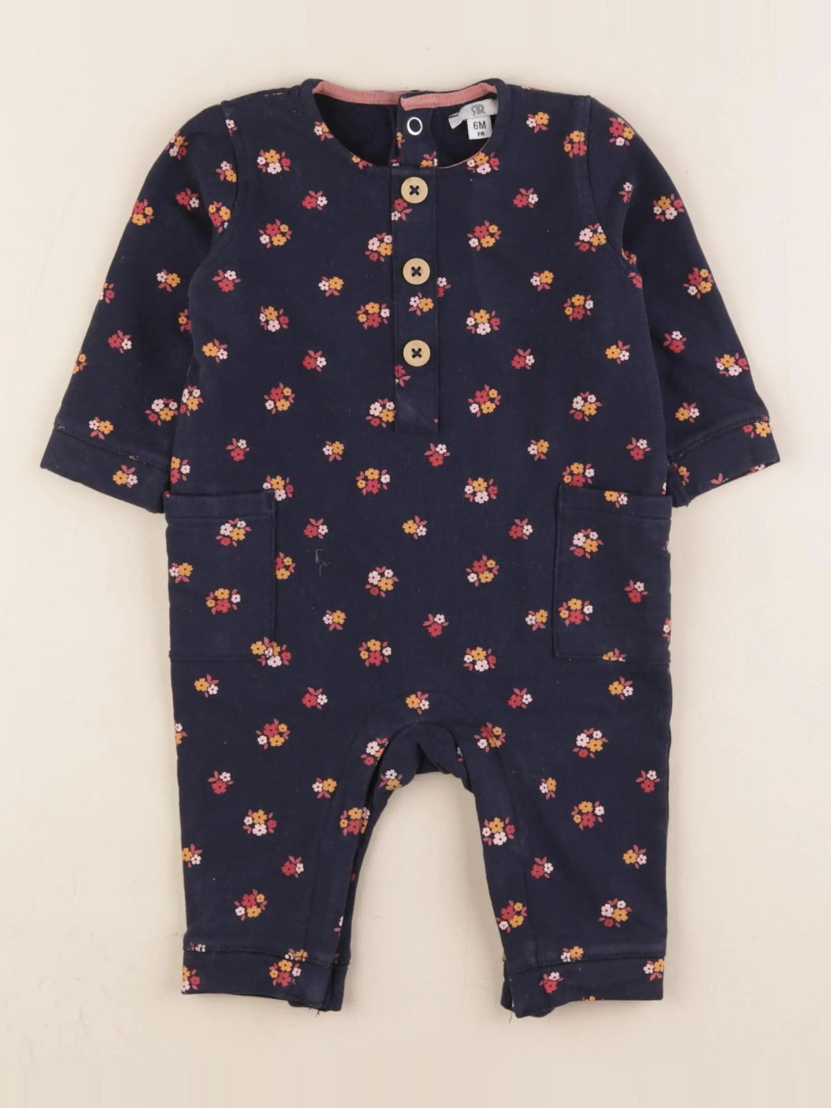 La Redoute - combinaison bleu - 6 mois