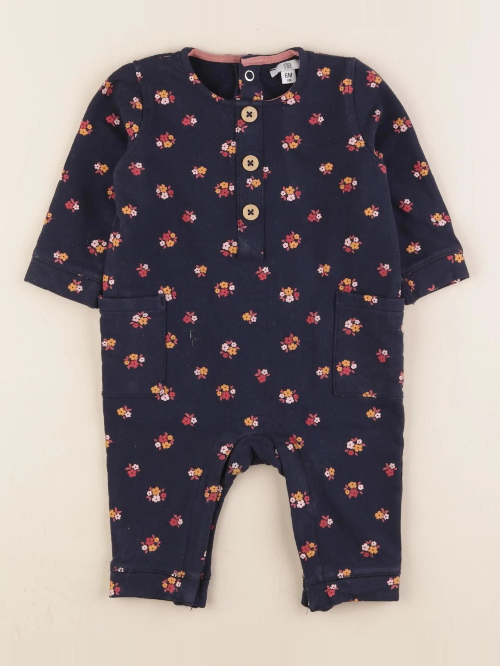 La Redoute - combinaison bleu - 6 mois