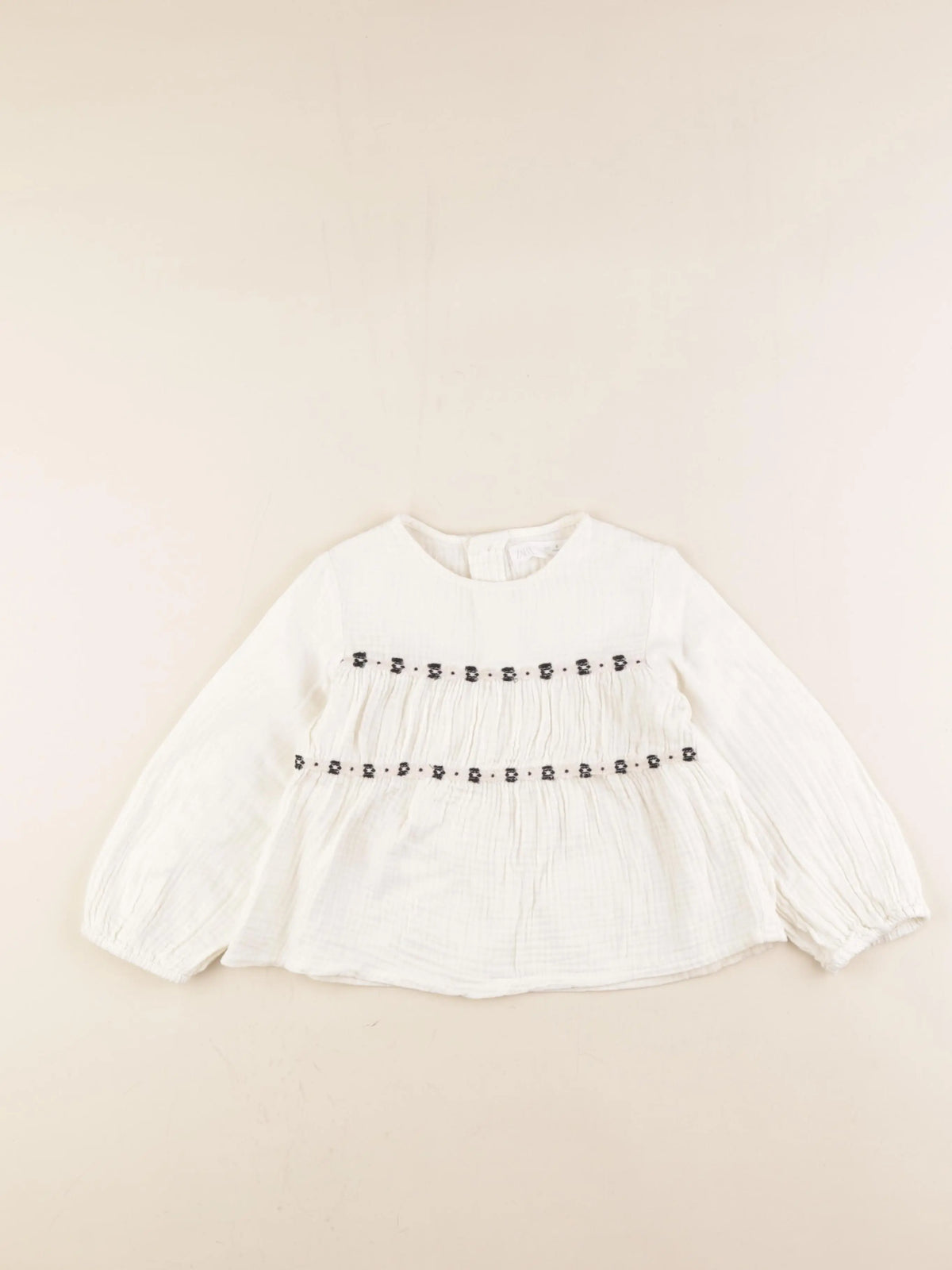 Zara - blouse beige - 4 ans