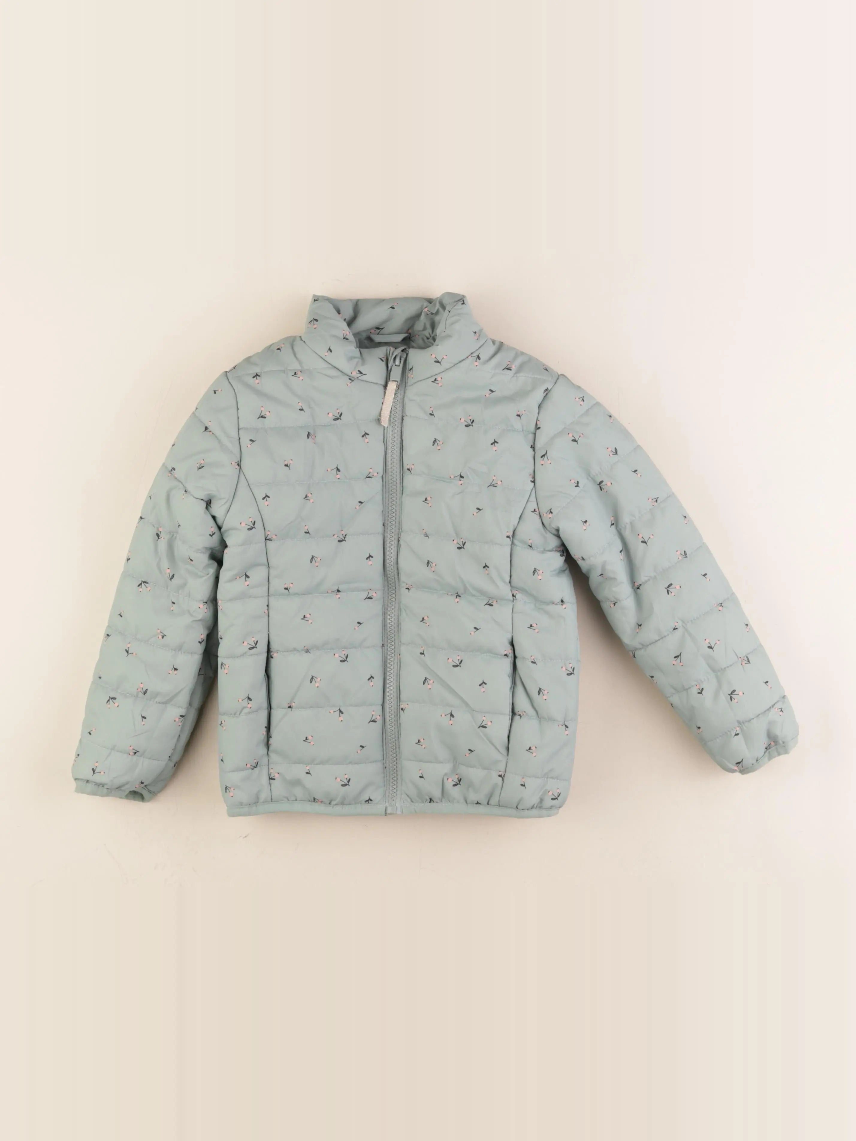 Vertbaudet - doudoune vert - 6 ans