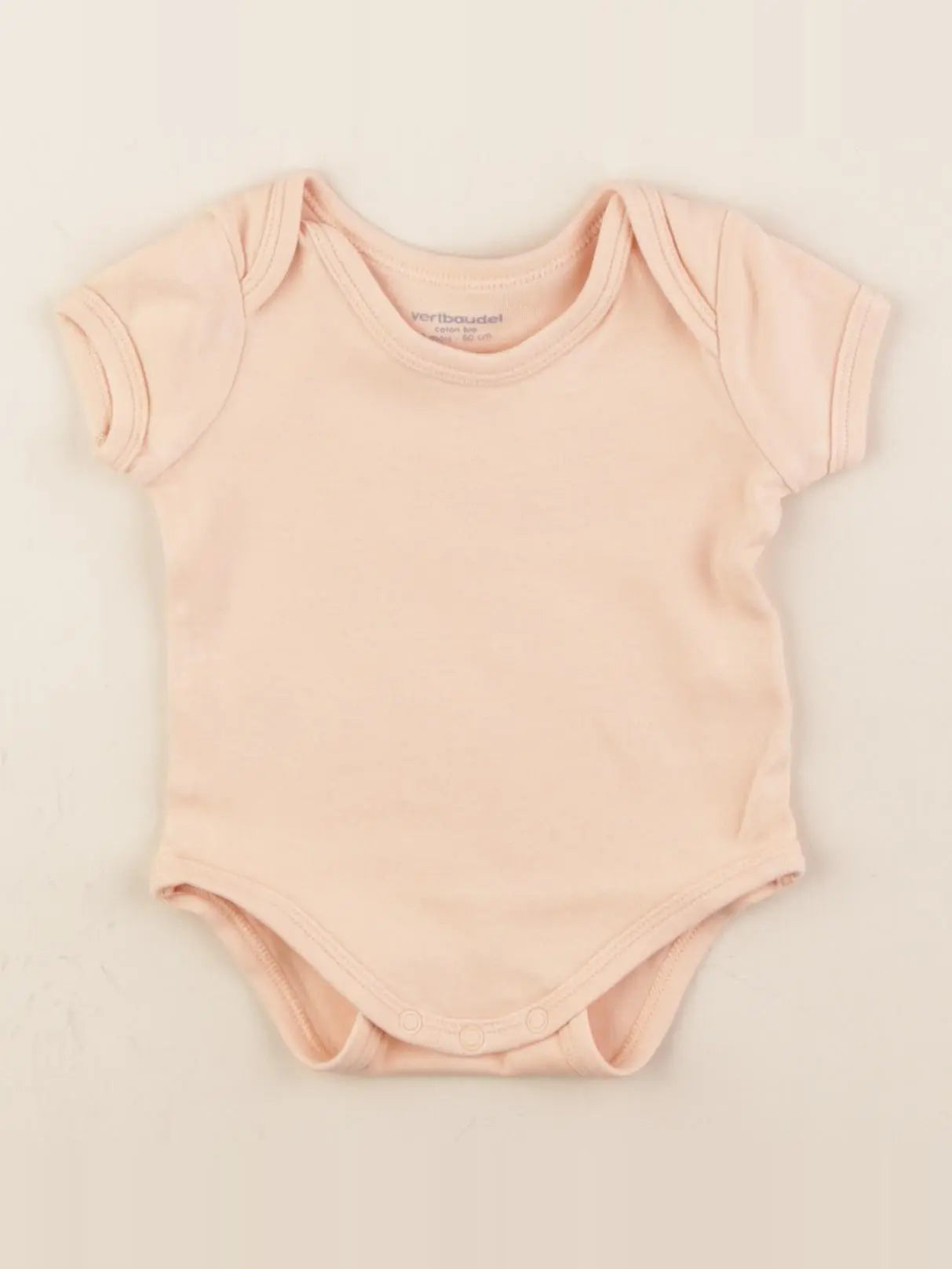 Vertbaudet - body orange - 3 mois