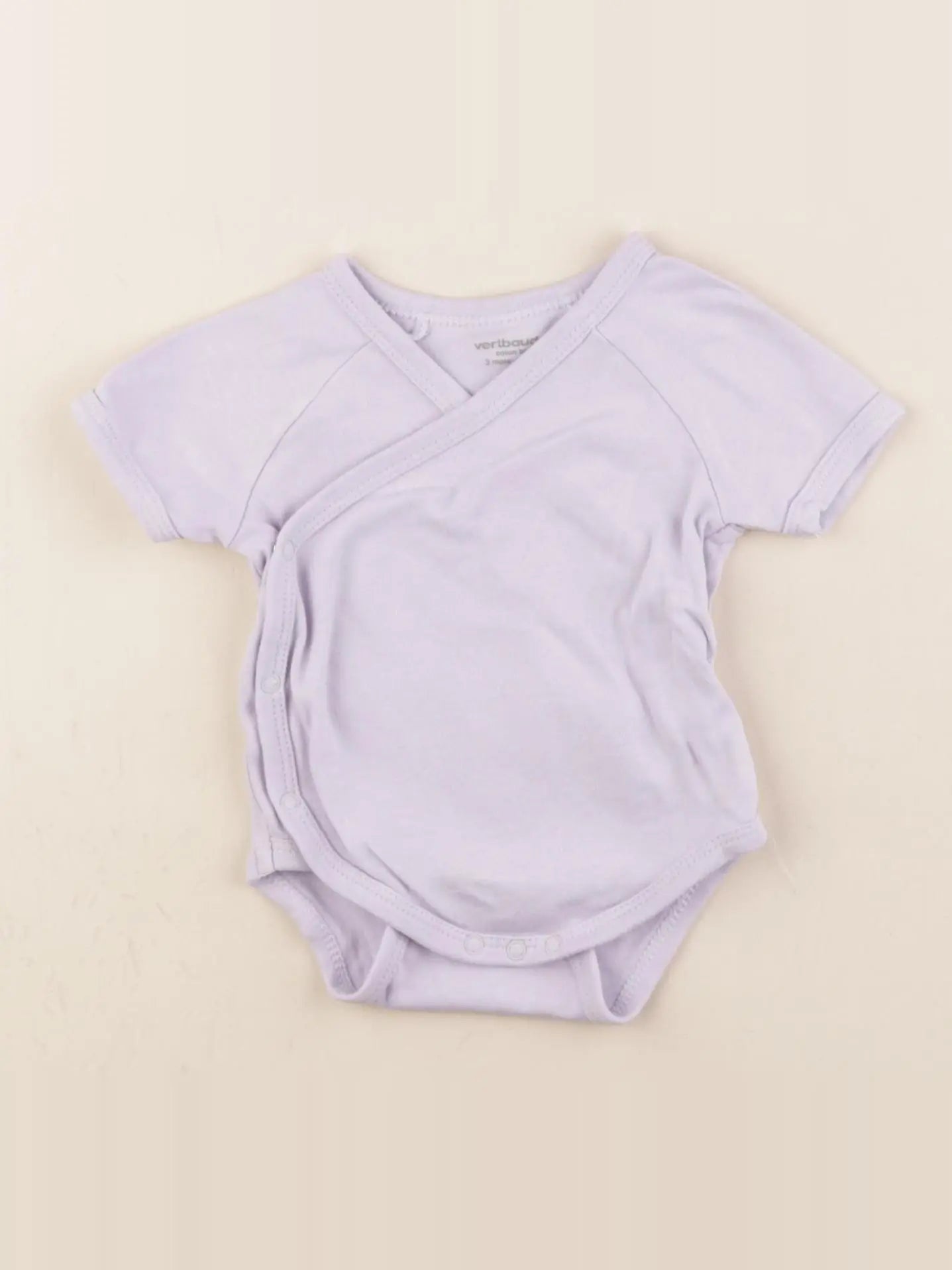 Vertbaudet - body violet - 3 mois