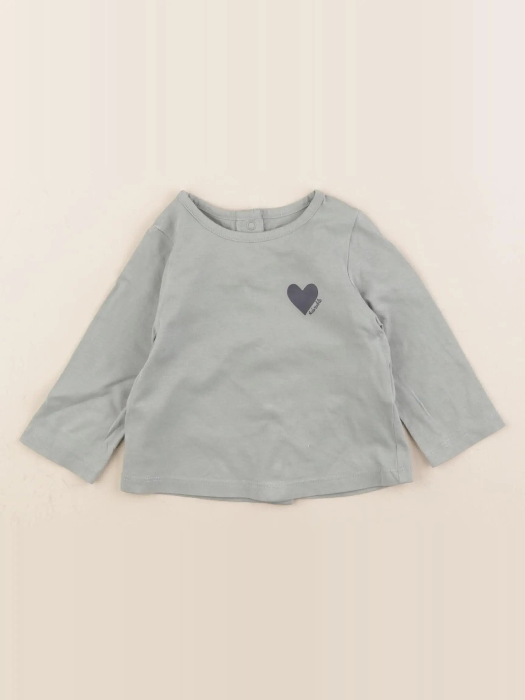 Vertbaudet - tee-shirt vert - 3 mois