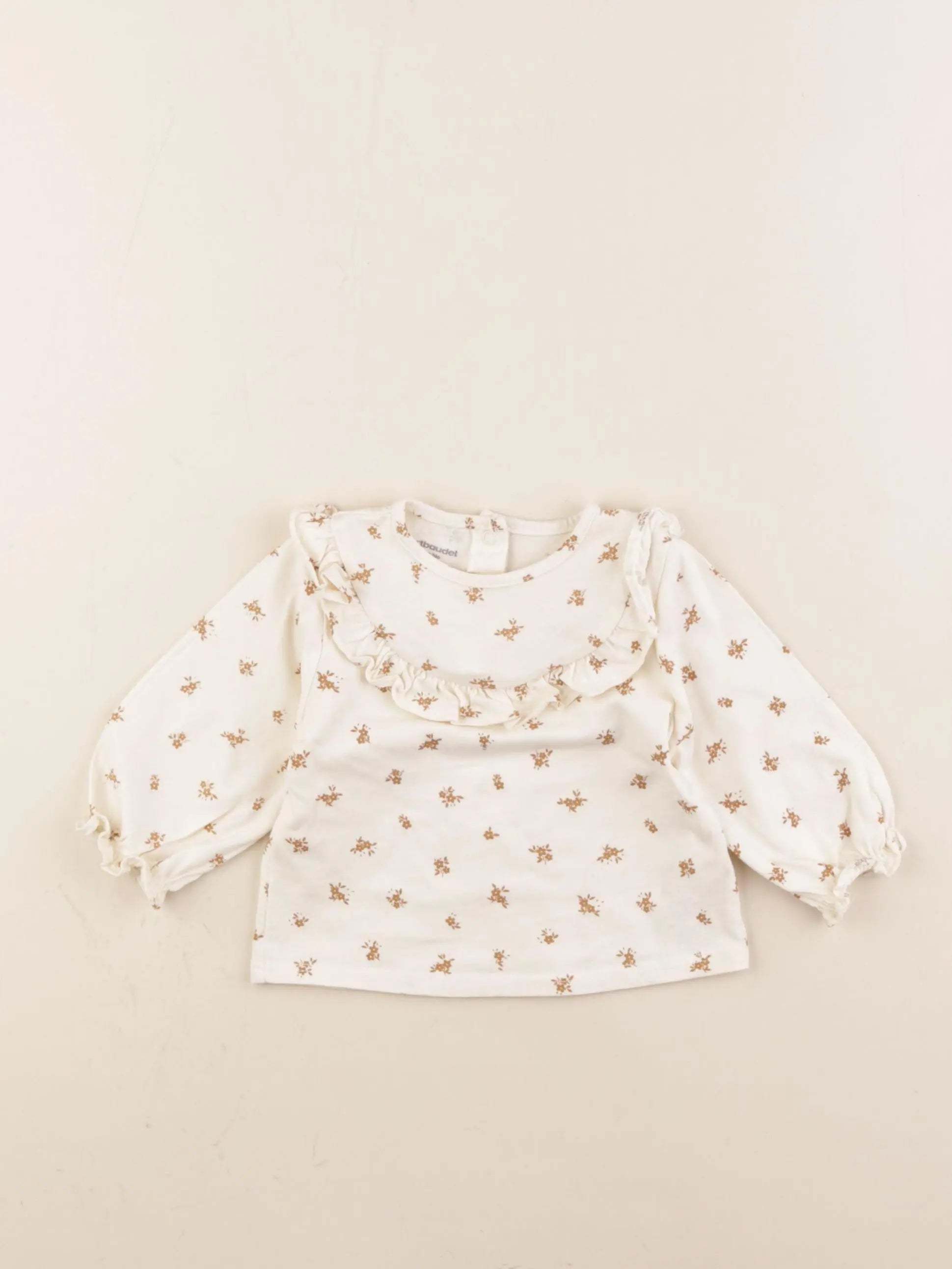 Vertbaudet - tee-shirt multicolore - 3 mois