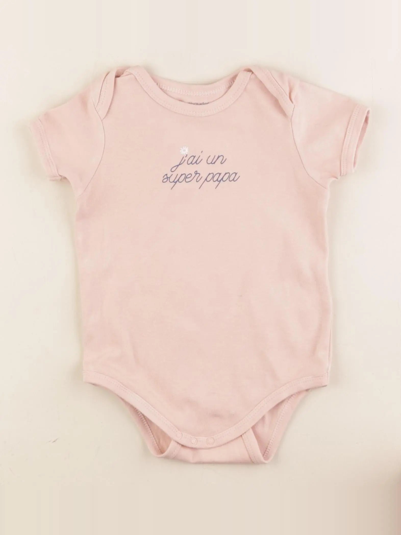 Vertbaudet - body rose - 24 mois