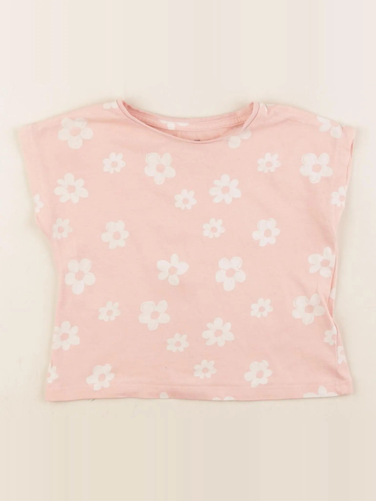 Vertbaudet - tee-shirt rose - 2 ans