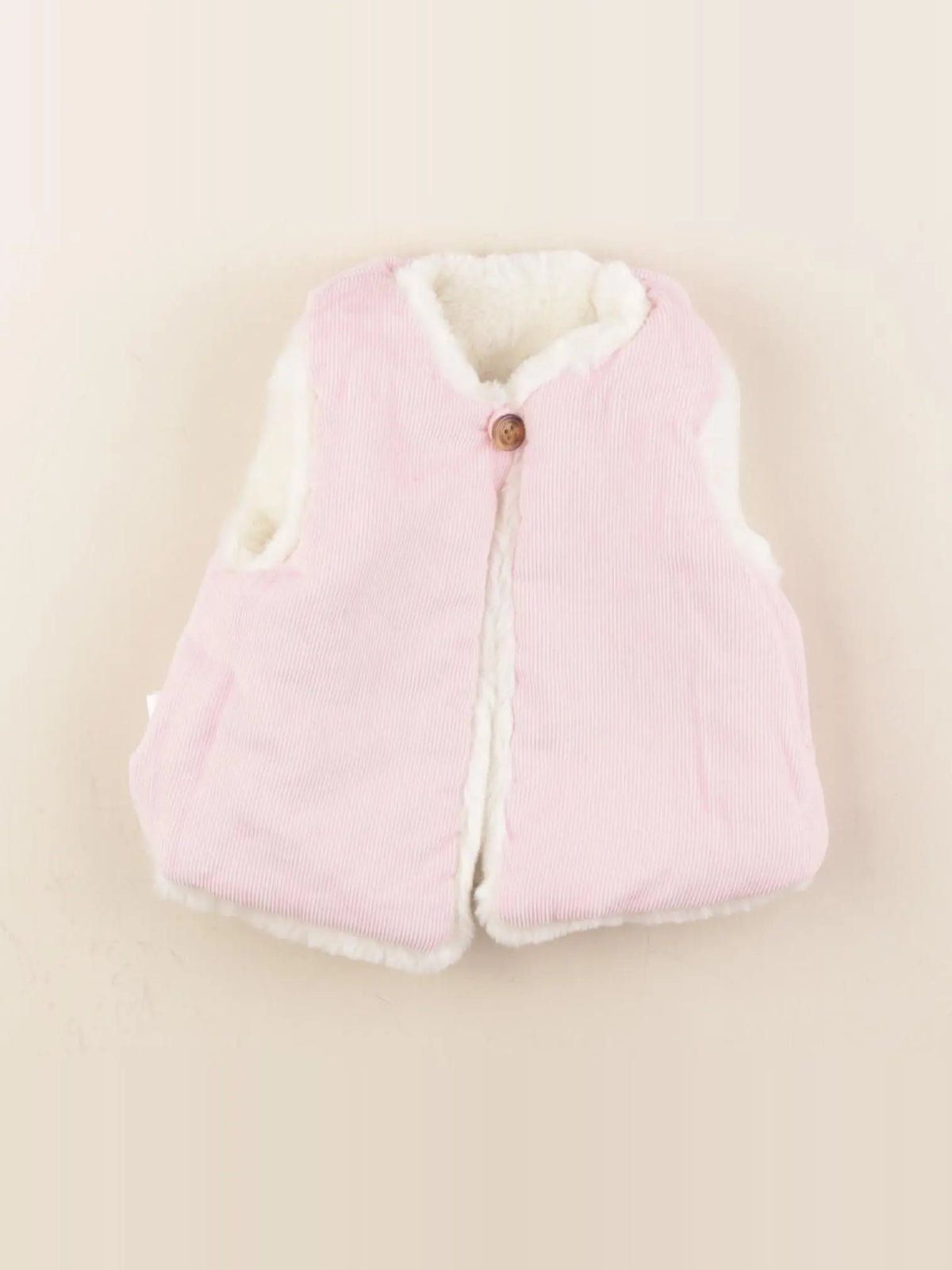 Cadet Rousselle - gilet rose - 12 mois