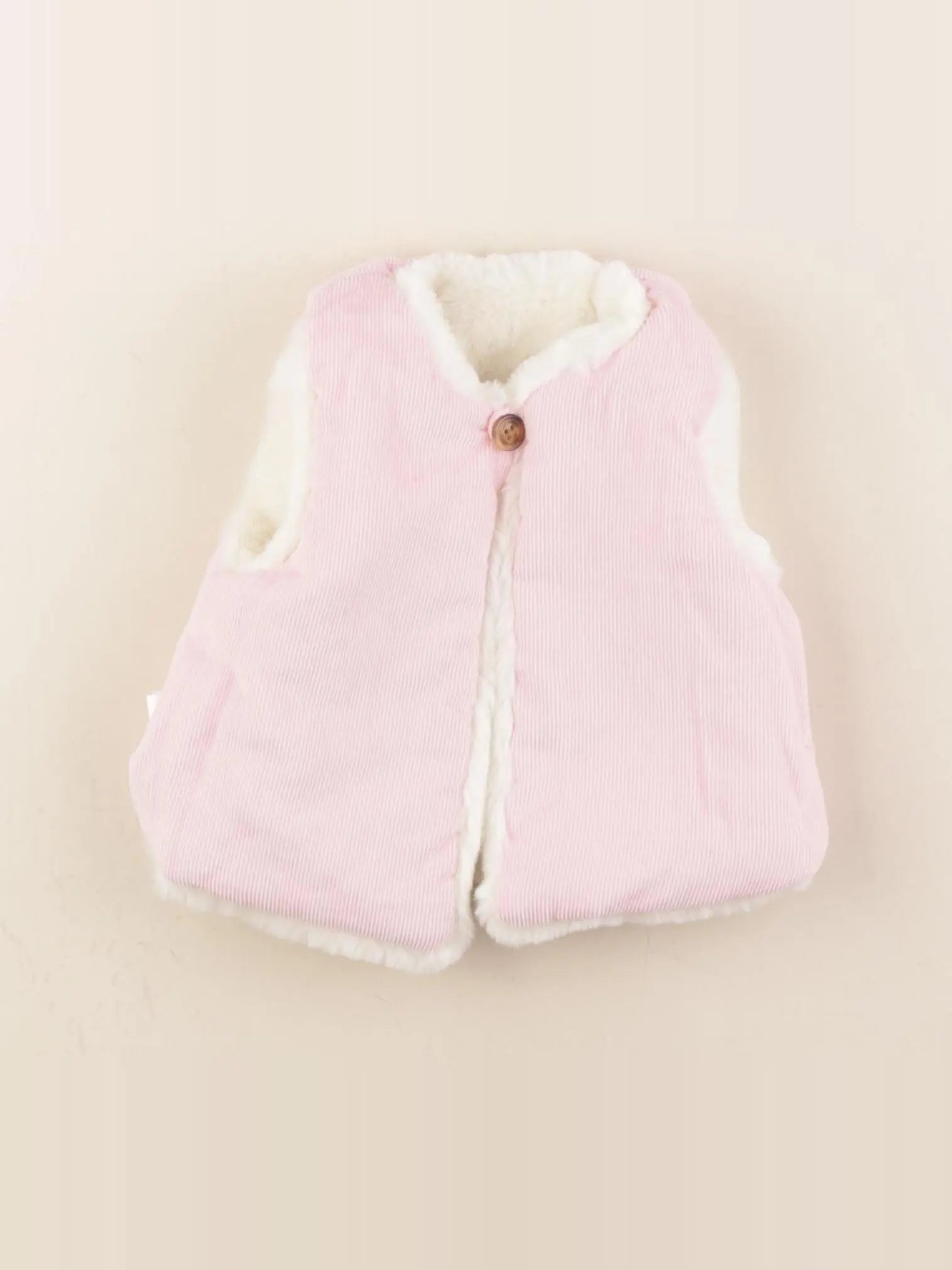 Cadet Rousselle - gilet rose - 12 mois