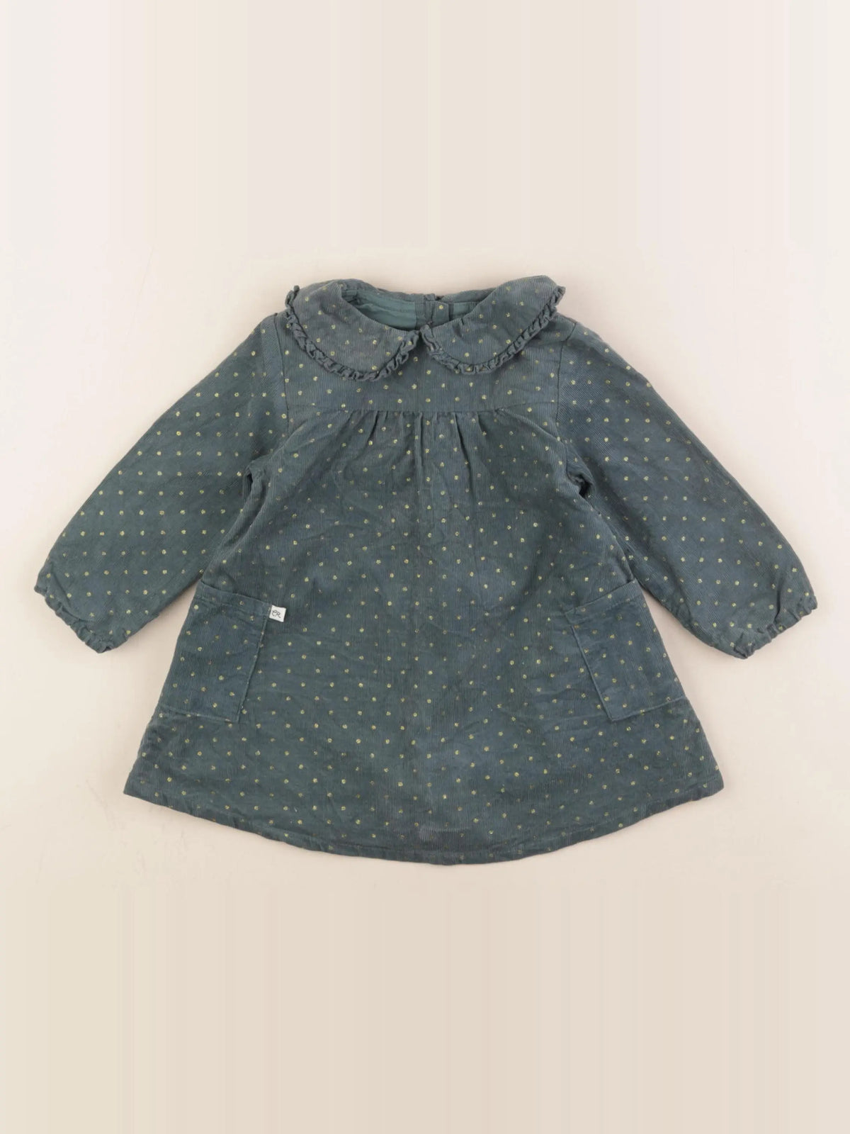 Cadet Rousselle - robe vert - 12 mois