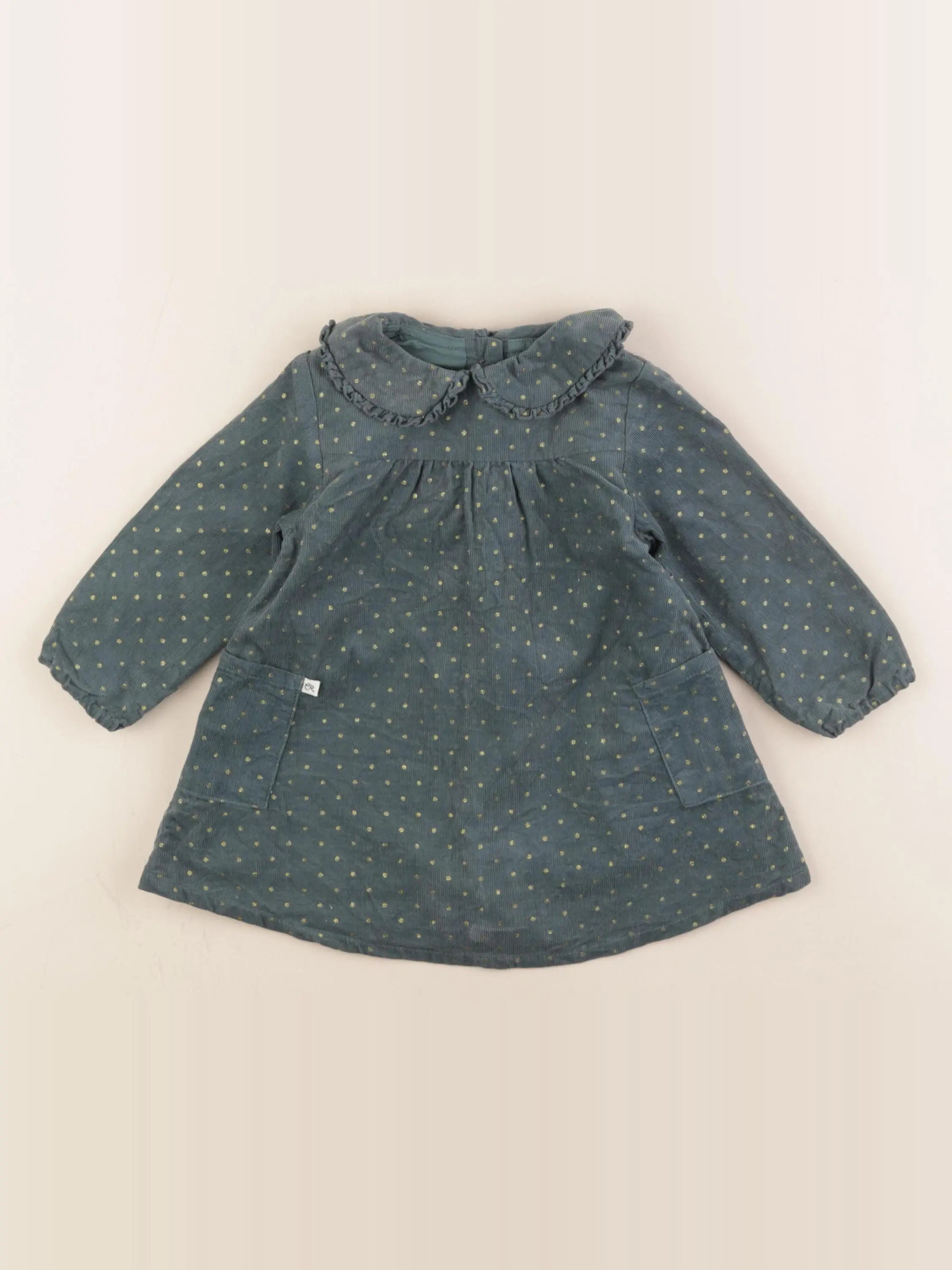 Cadet Rousselle - robe vert - 12 mois