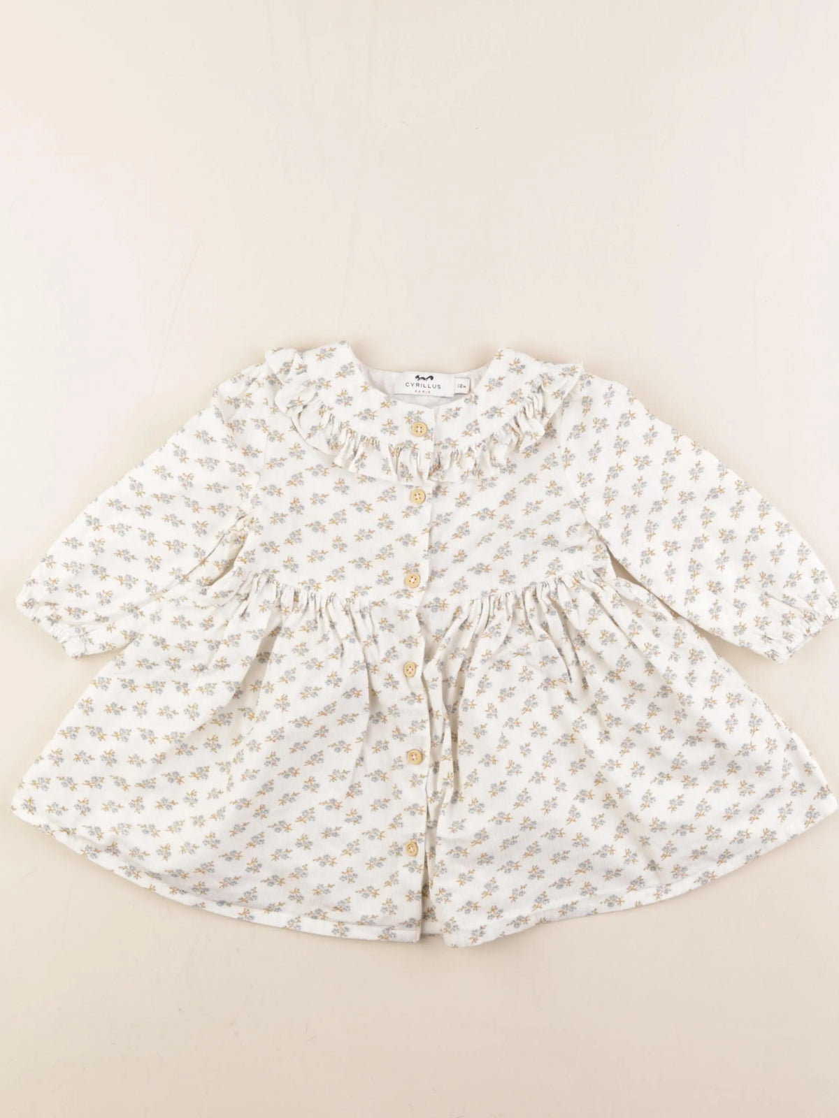Cyrillus - robe blanc - 12 mois