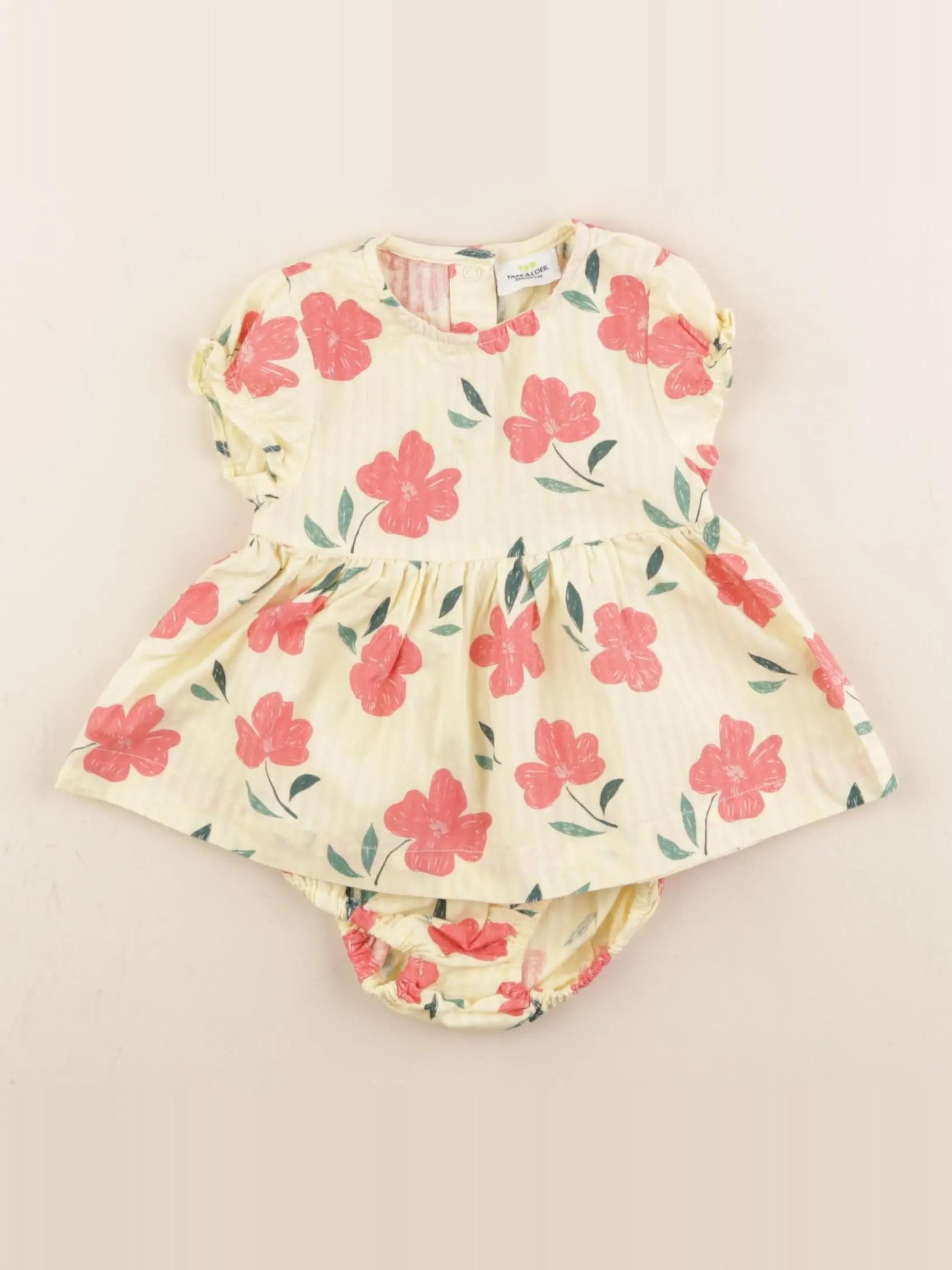 Tape à l'oeil - robe multicolore - 3 mois