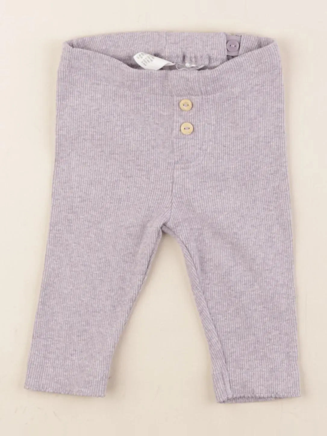 H&M - legging violet - 3 mois