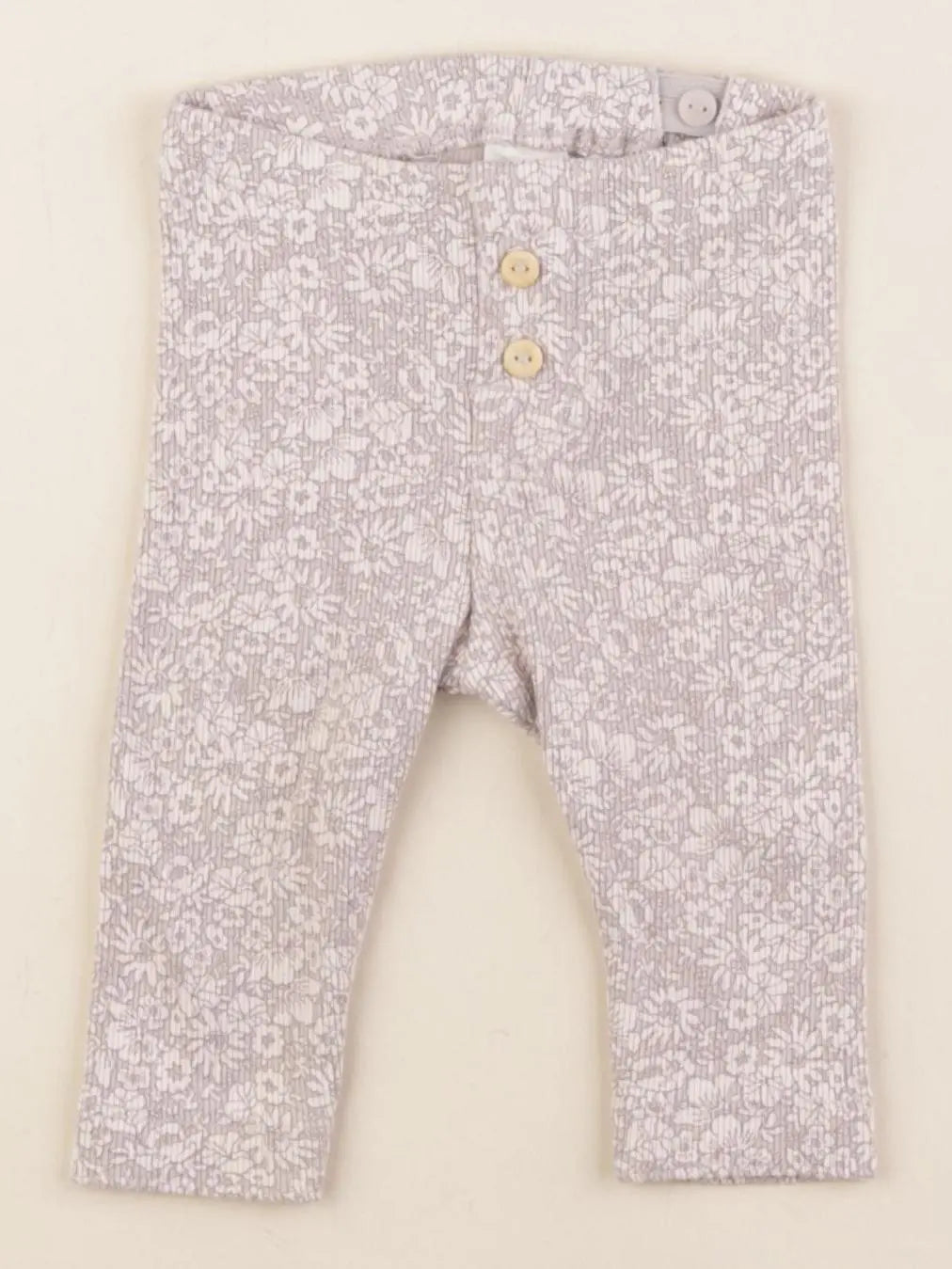 H&M - legging violet - 3 mois