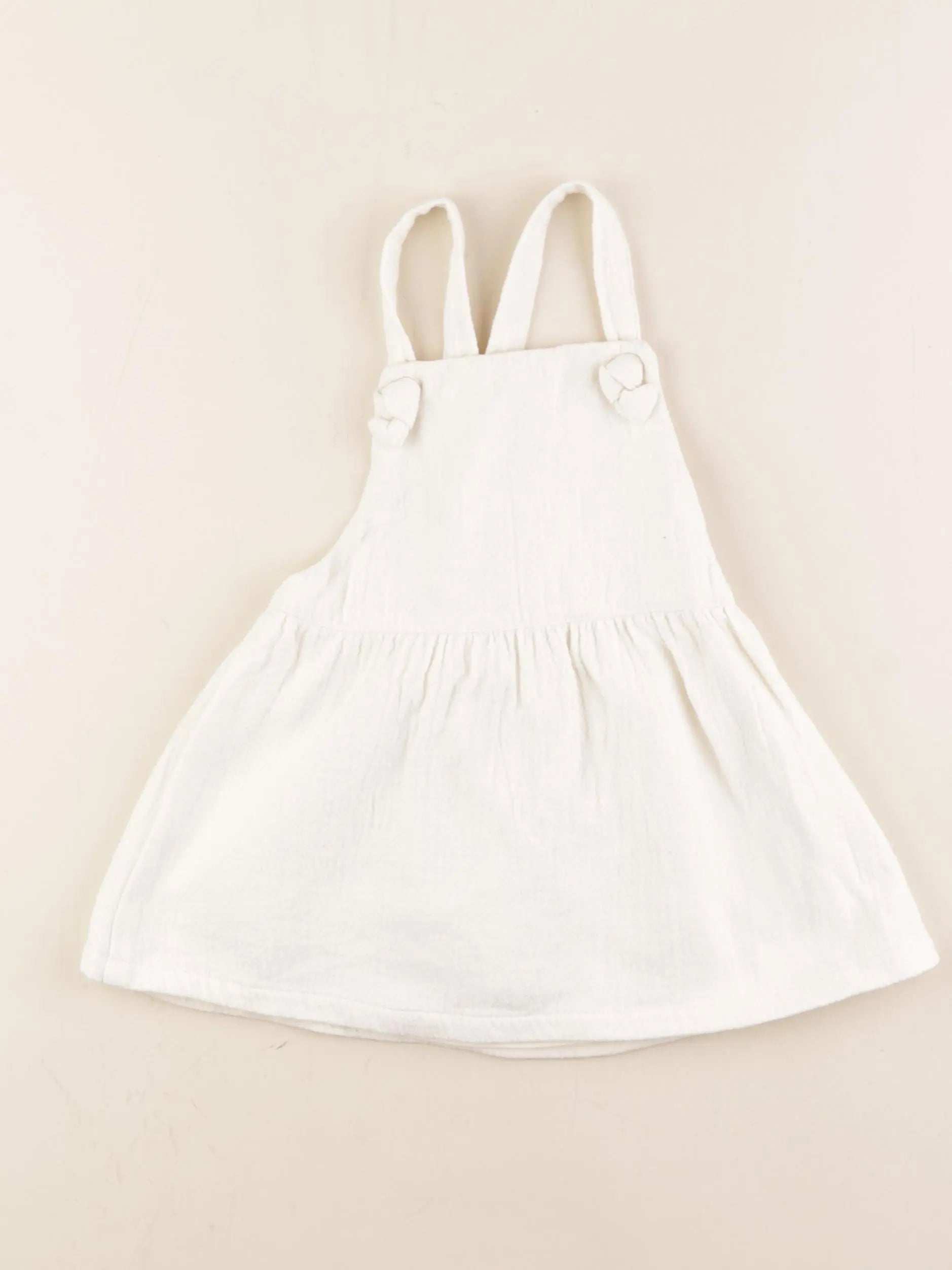 Zara - robe blanc - 2/3 ans