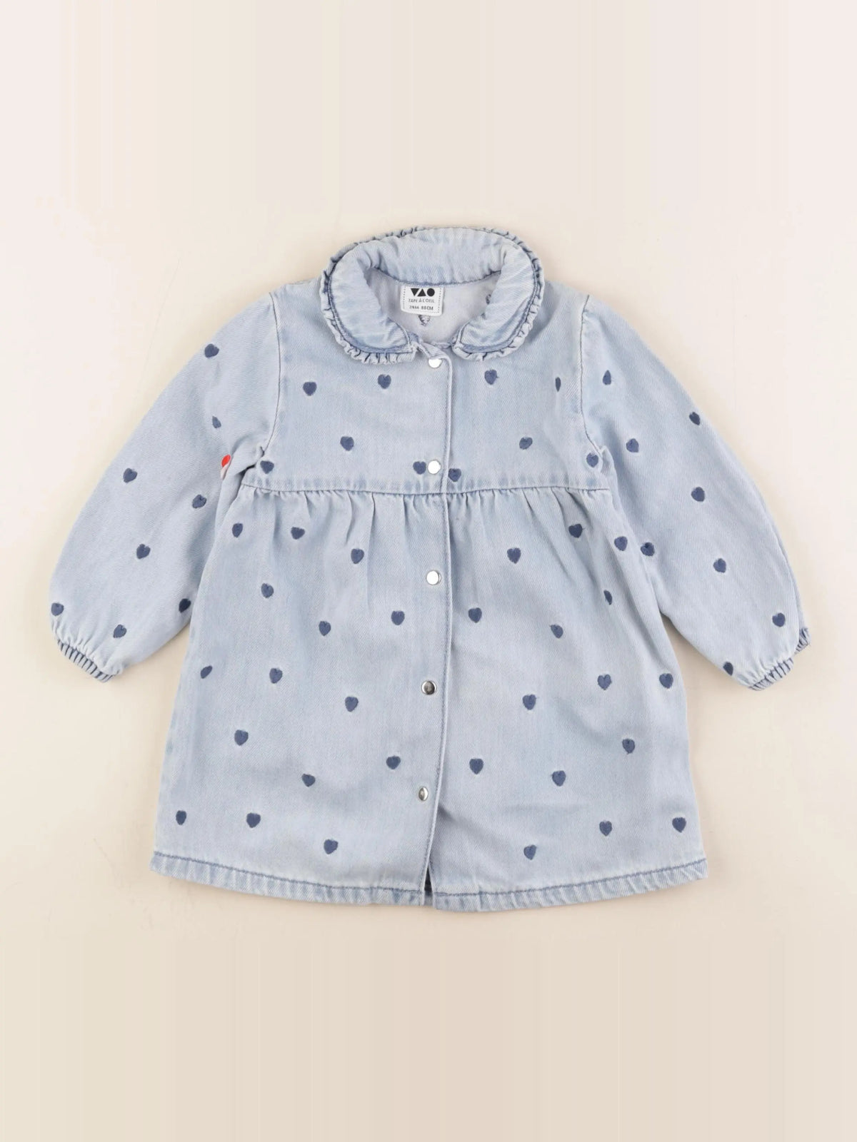 Tape à l'oeil - robe bleu - 24 mois