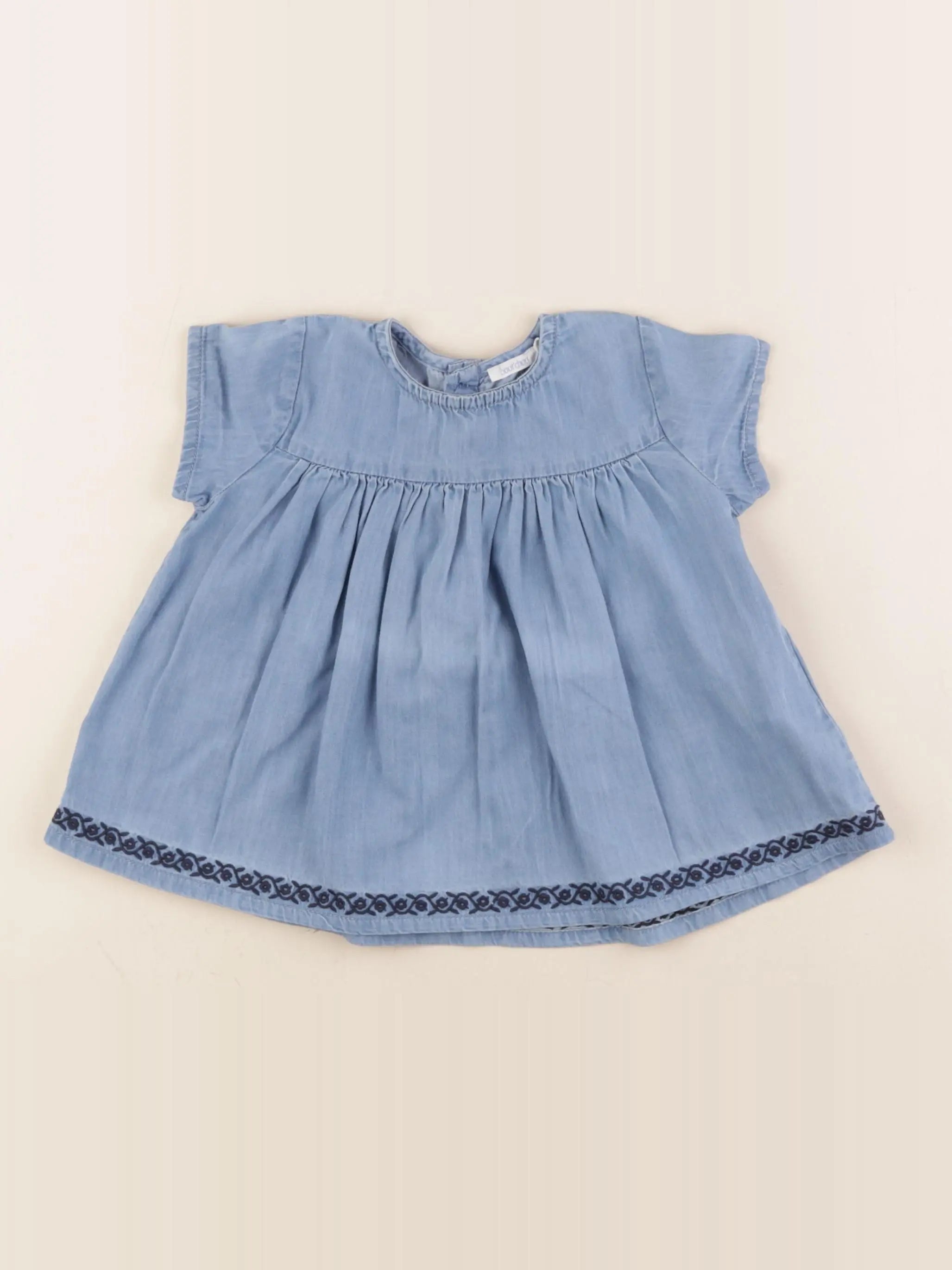 Boutchou - blouse bleu - 18 mois