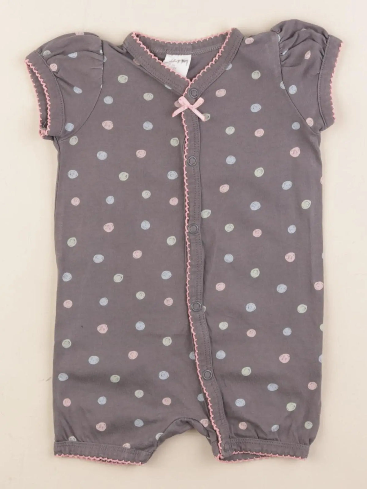 H&M - pyjama coton gris, multicolore - 1/2 mois