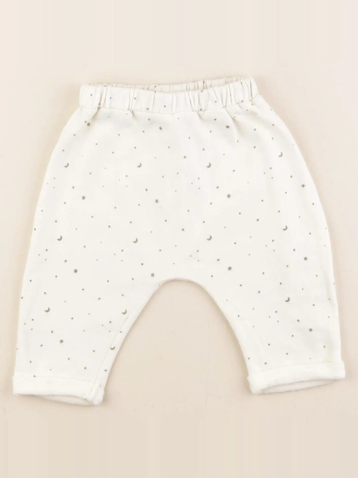 Vertbaudet - sarouel beige - 3 mois