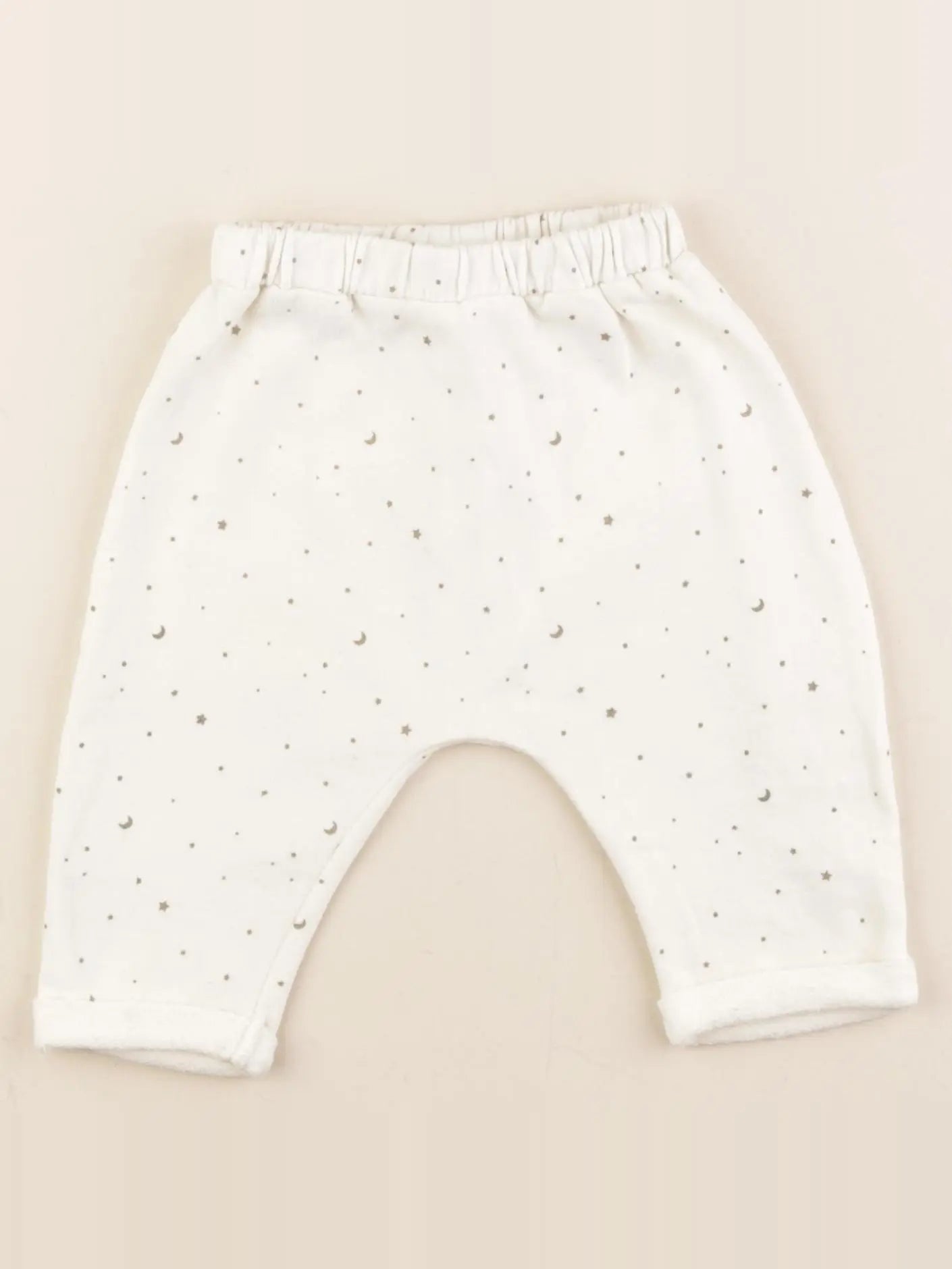 Vertbaudet - sarouel beige - 3 mois