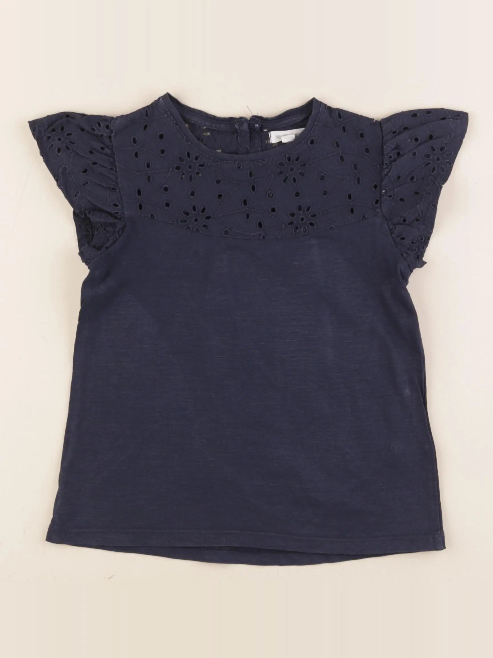 Vertbaudet - tee-shirt bleu - 6 ans