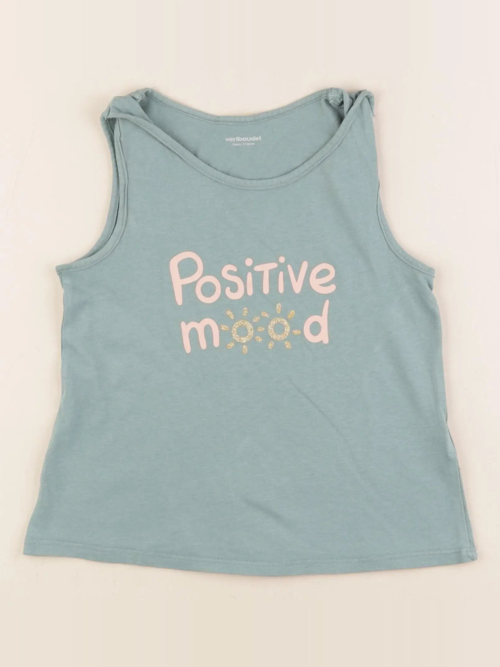 Vertbaudet - débardeur or, vert - 5 ans