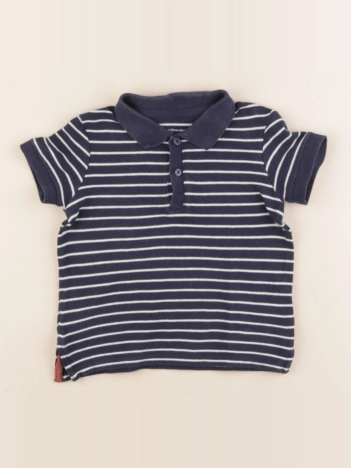 Vertbaudet - polo bleu - 3 ans