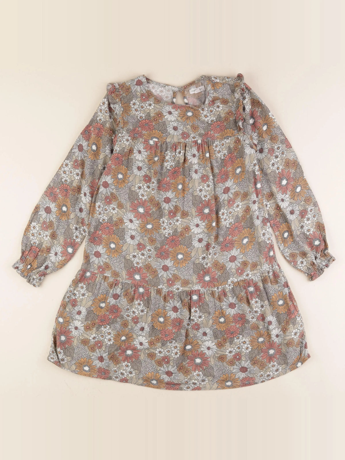 Vertbaudet - robe multicolore - 8 ans