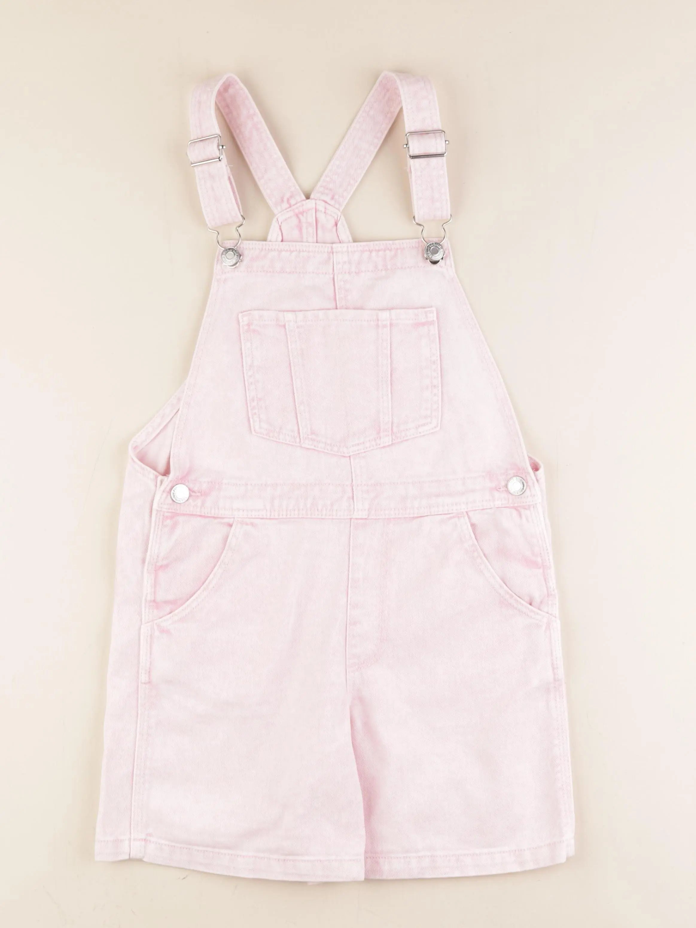 H&M - salopette rose - 8/9 ans