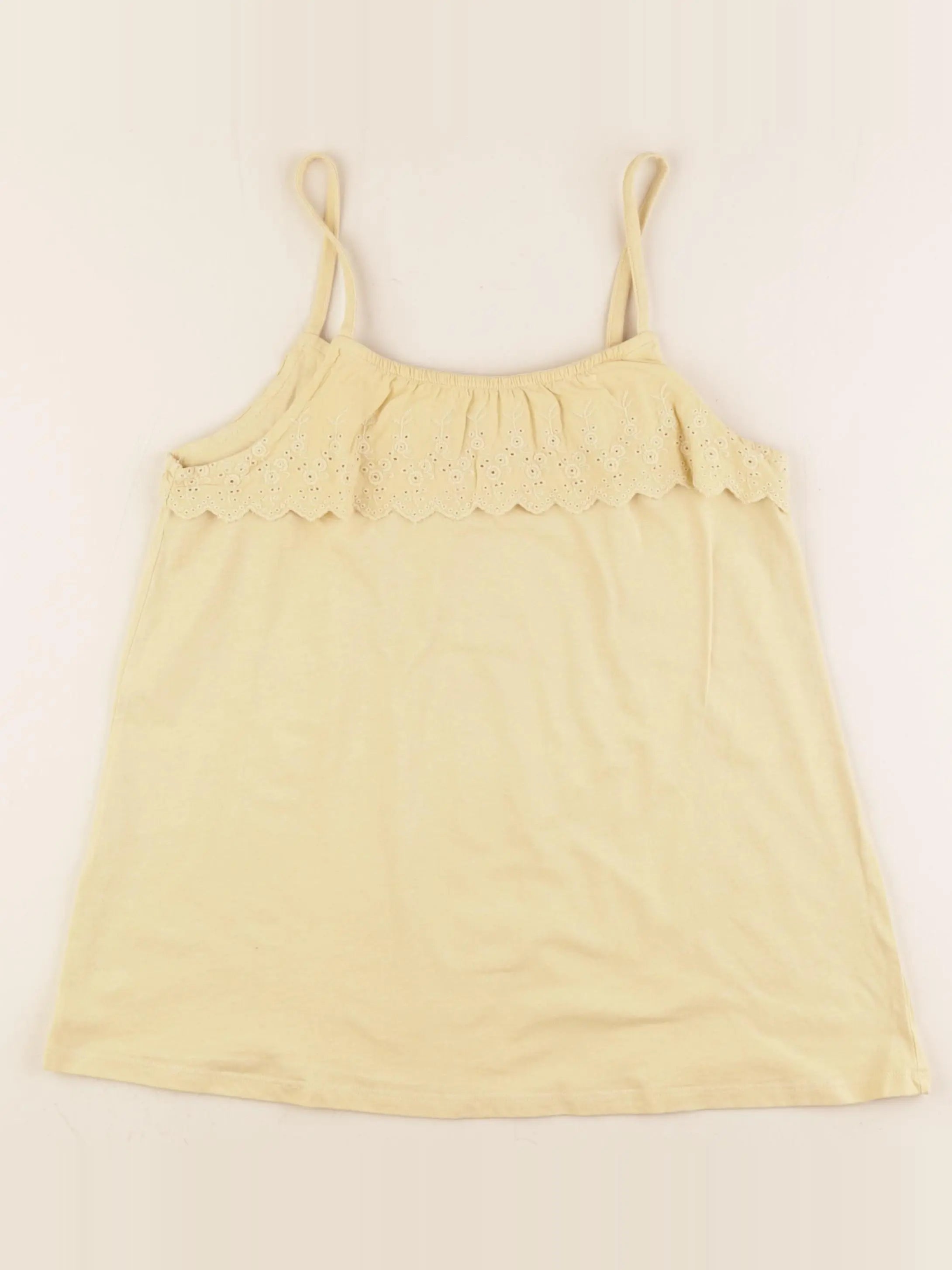 Vertbaudet - débardeur jaune - 14 ans