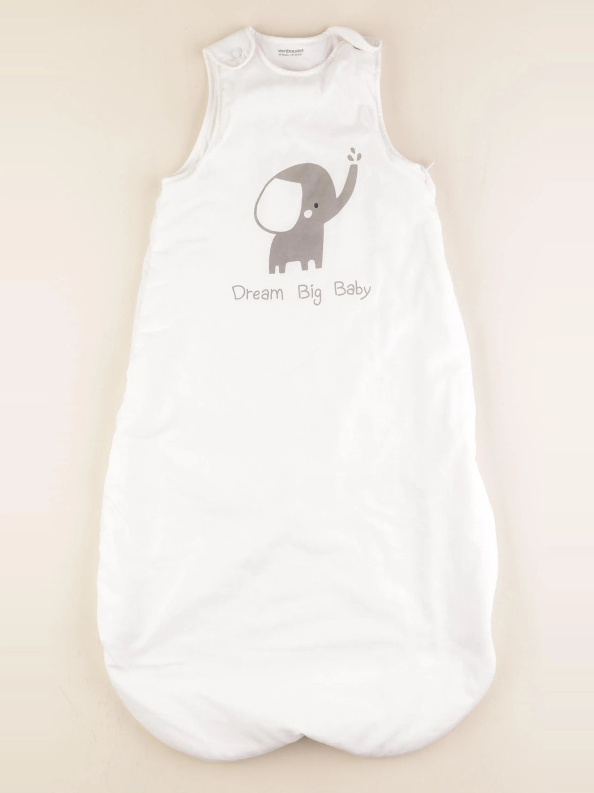 Vertbaudet - gigoteuse TOG 2,5 blanc - 6/18 mois