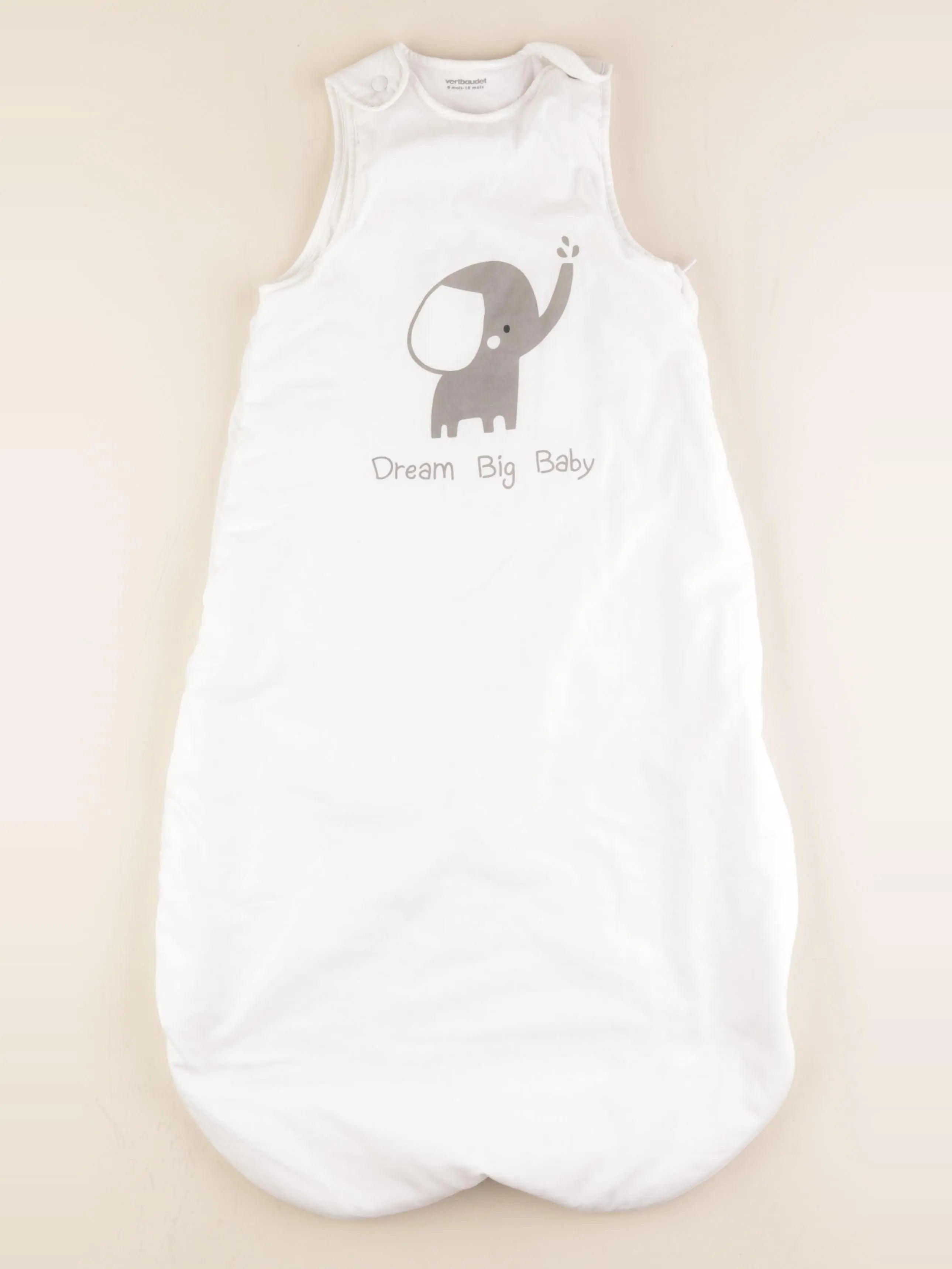 Vertbaudet - gigoteuse TOG 2,5 blanc - 6/18 mois