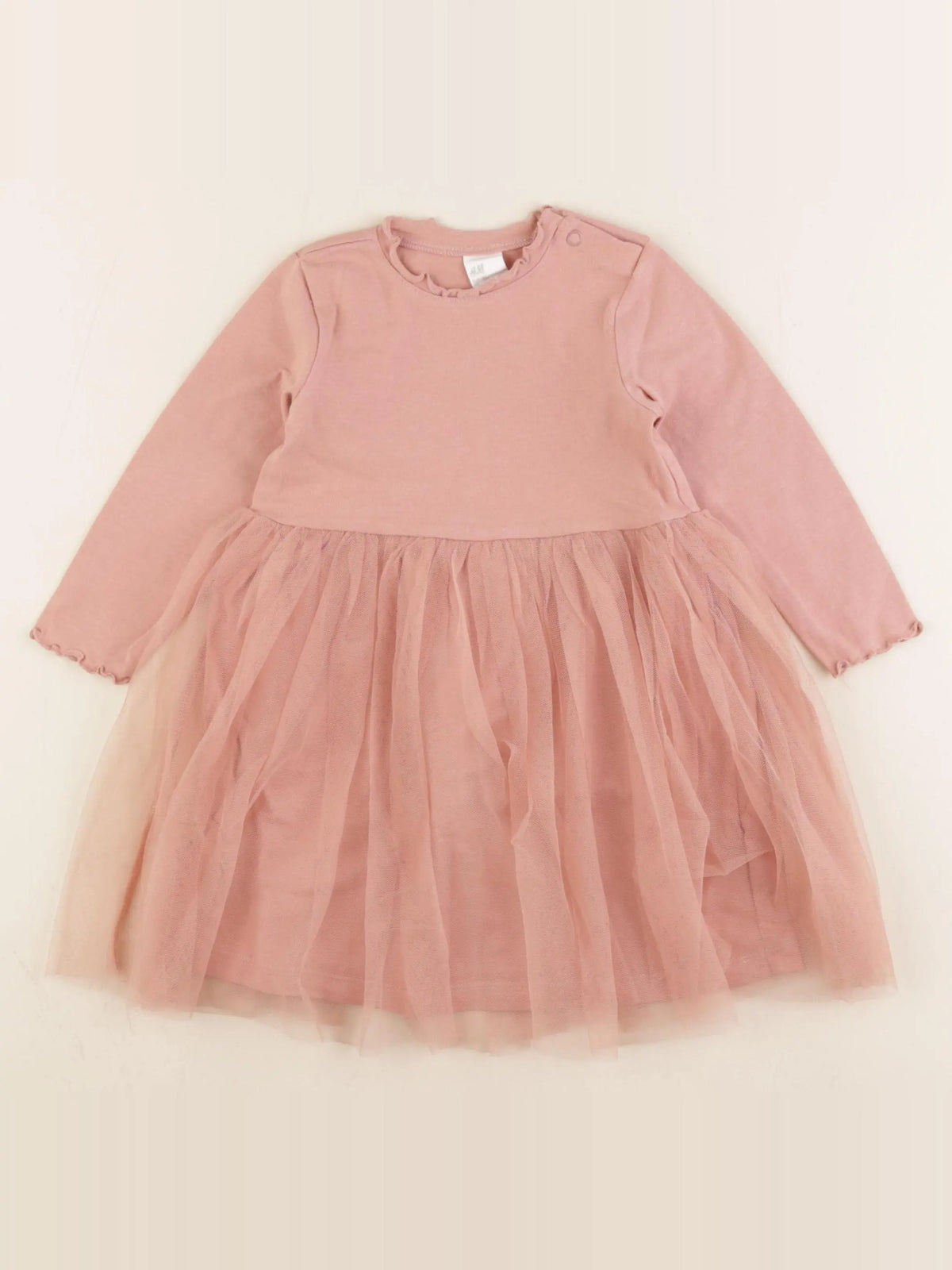 H&M - robe rose - 9/12 mois