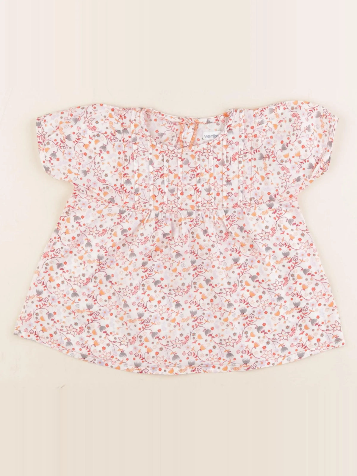 Vertbaudet - blouse multicolore - 18 mois
