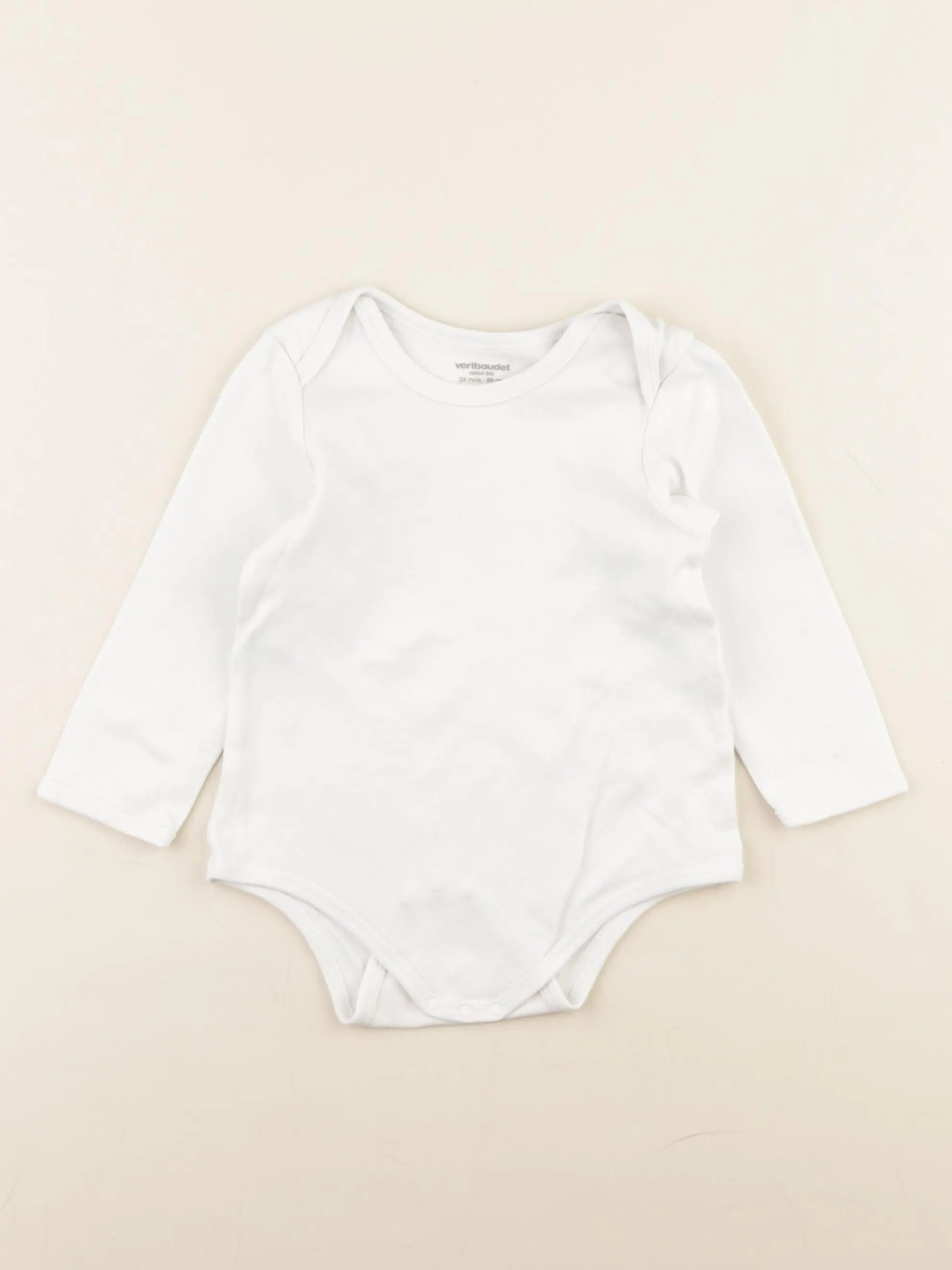Vertbaudet - body blanc - 24 mois