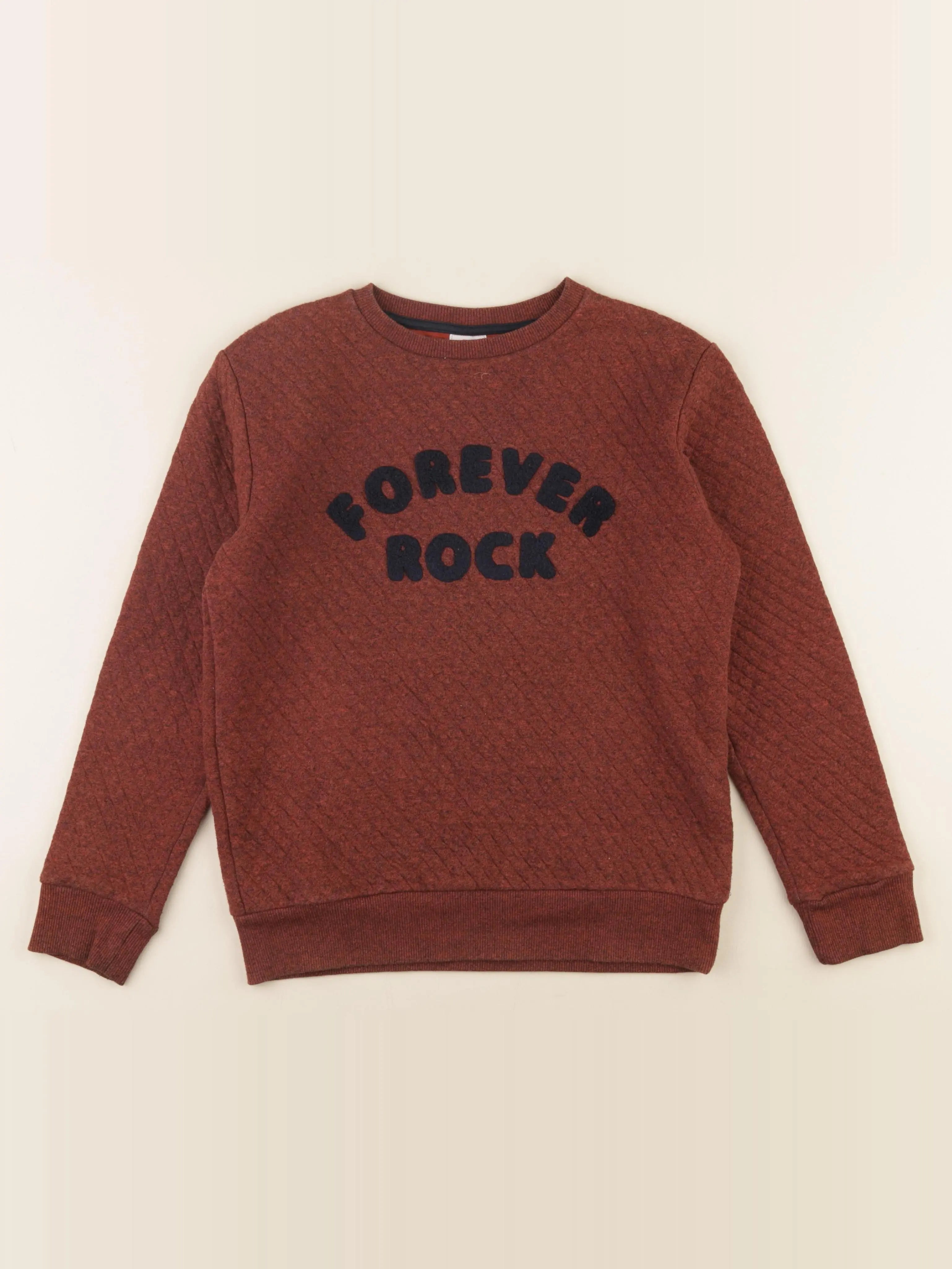 Tape à l'oeil - sweat marron - 12 ans