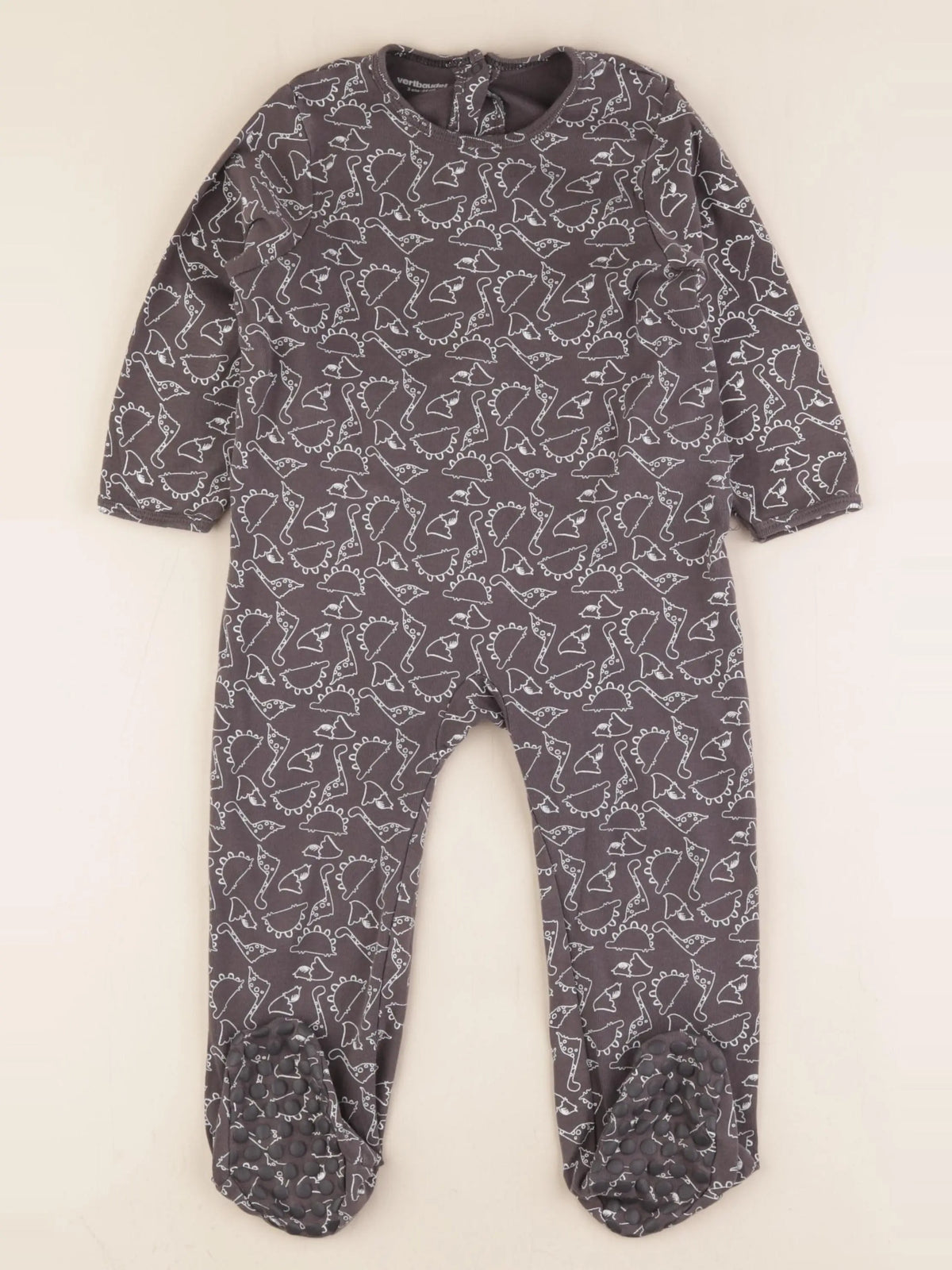 Vertbaudet - pyjama coton gris - 3 ans